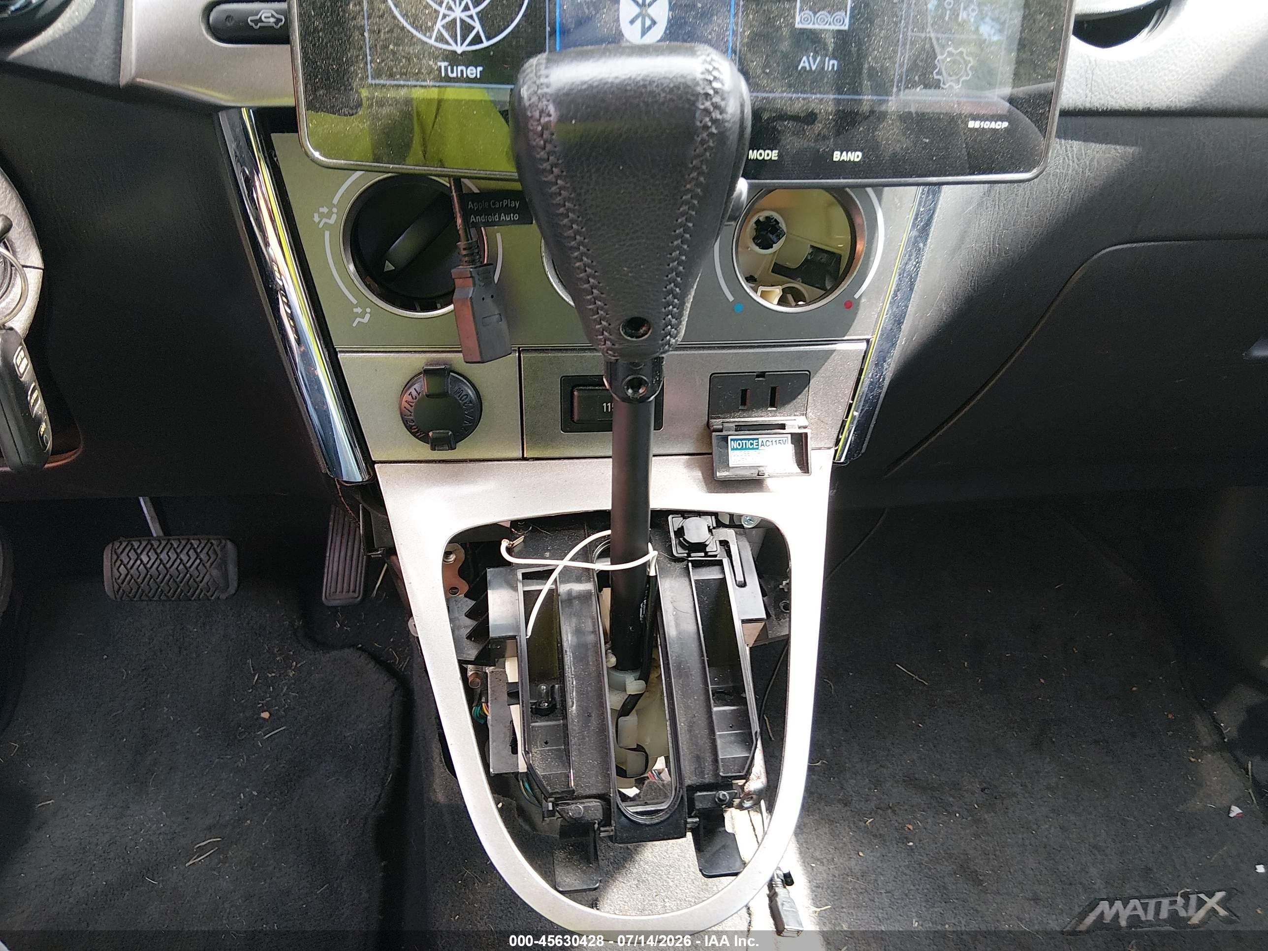2007 Toyota Matrix Xr Gray vin: 2T1KR32E87C672316