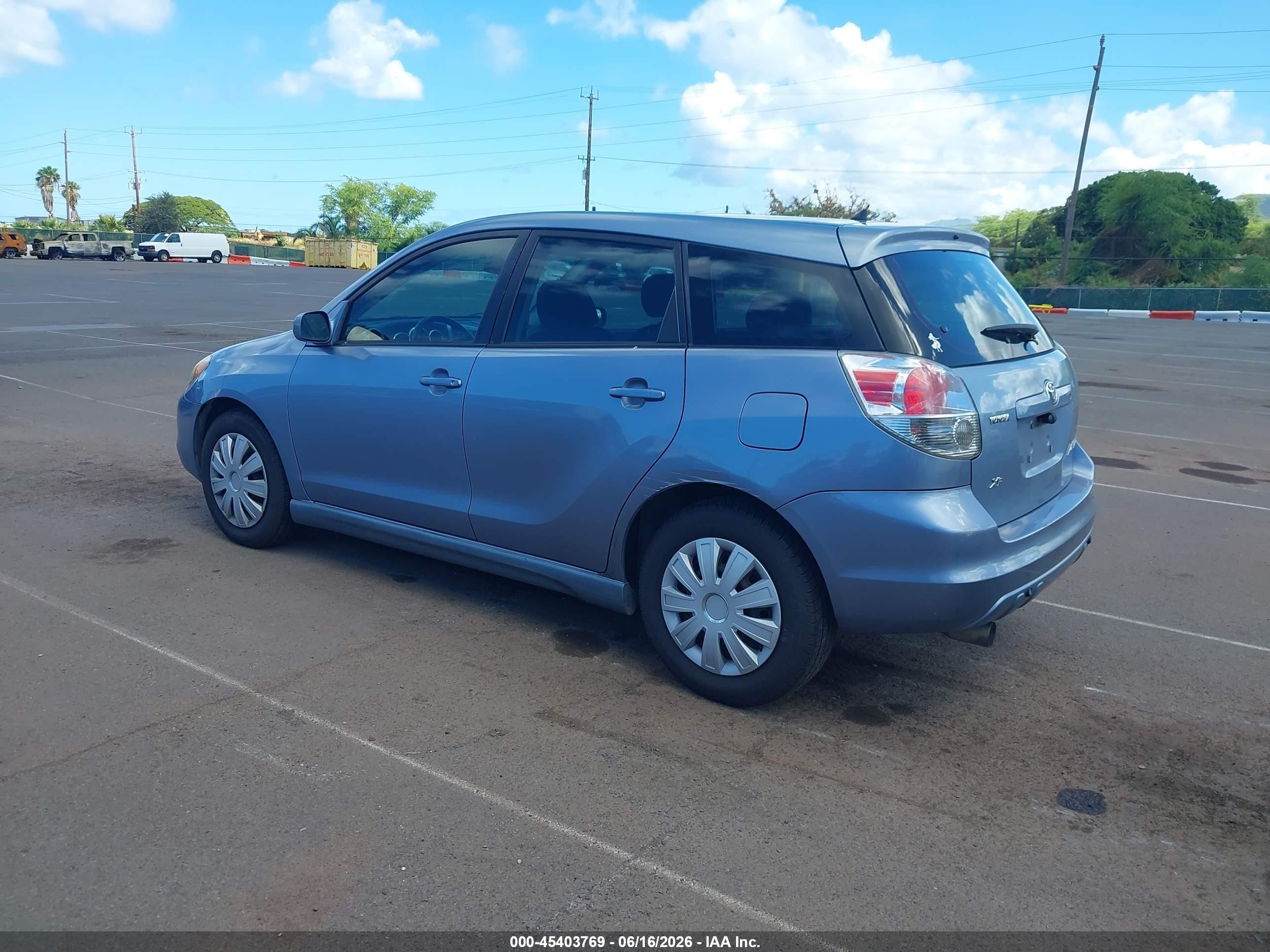 2008 Toyota Matrix Xr Синий vin: 2T1KR32E88C692289