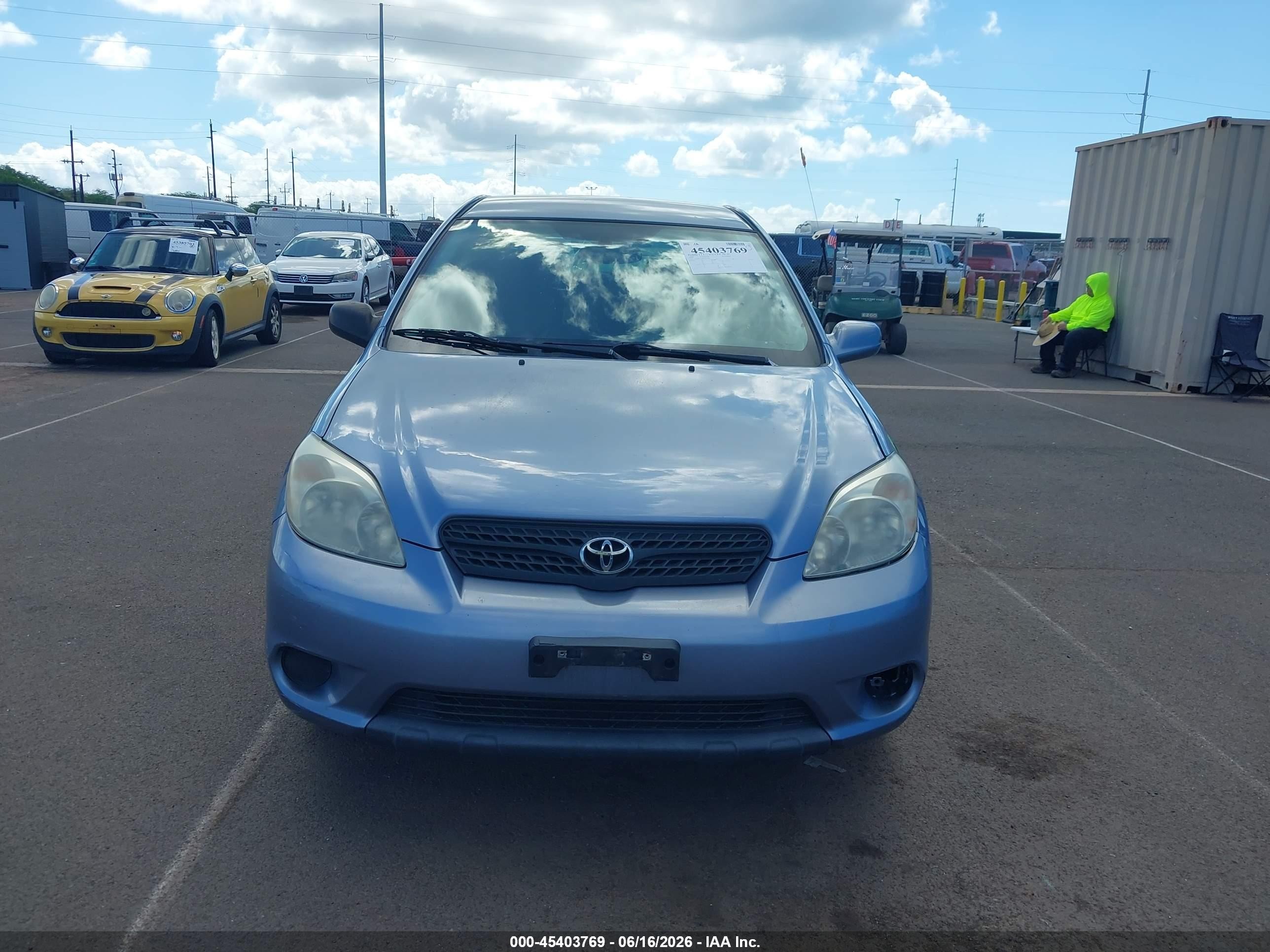 2008 Toyota Matrix Xr Синий vin: 2T1KR32E88C692289