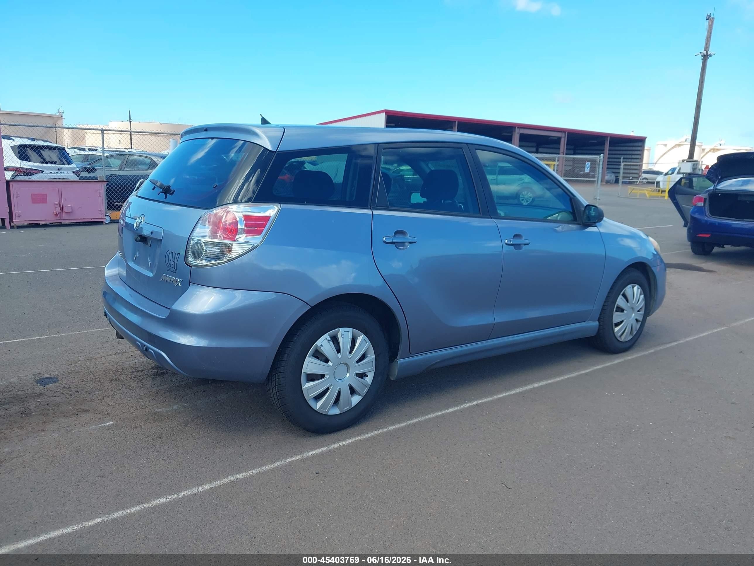 2008 Toyota Matrix Xr Синий vin: 2T1KR32E88C692289