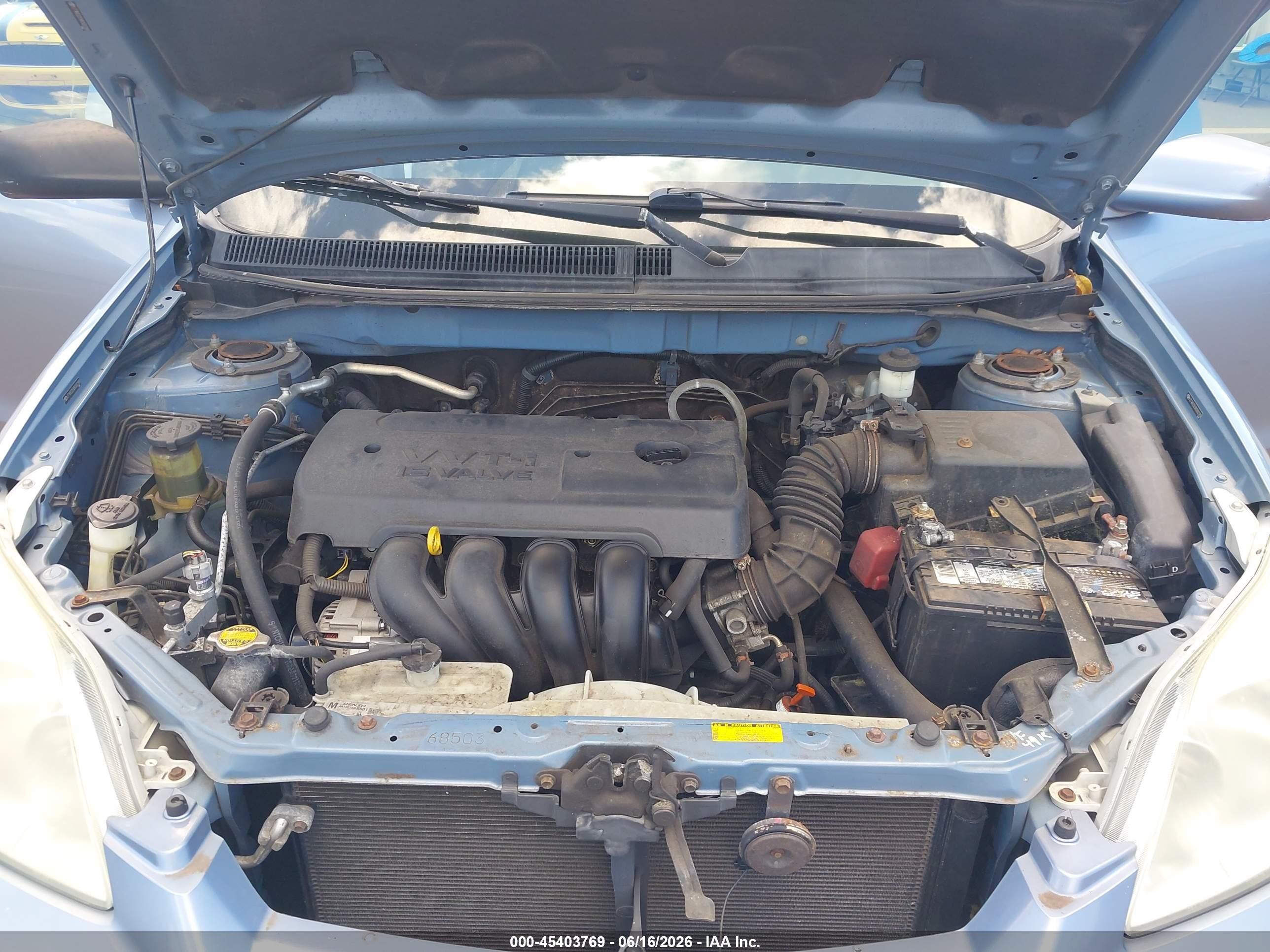 2008 Toyota Matrix Xr Синий vin: 2T1KR32E88C692289