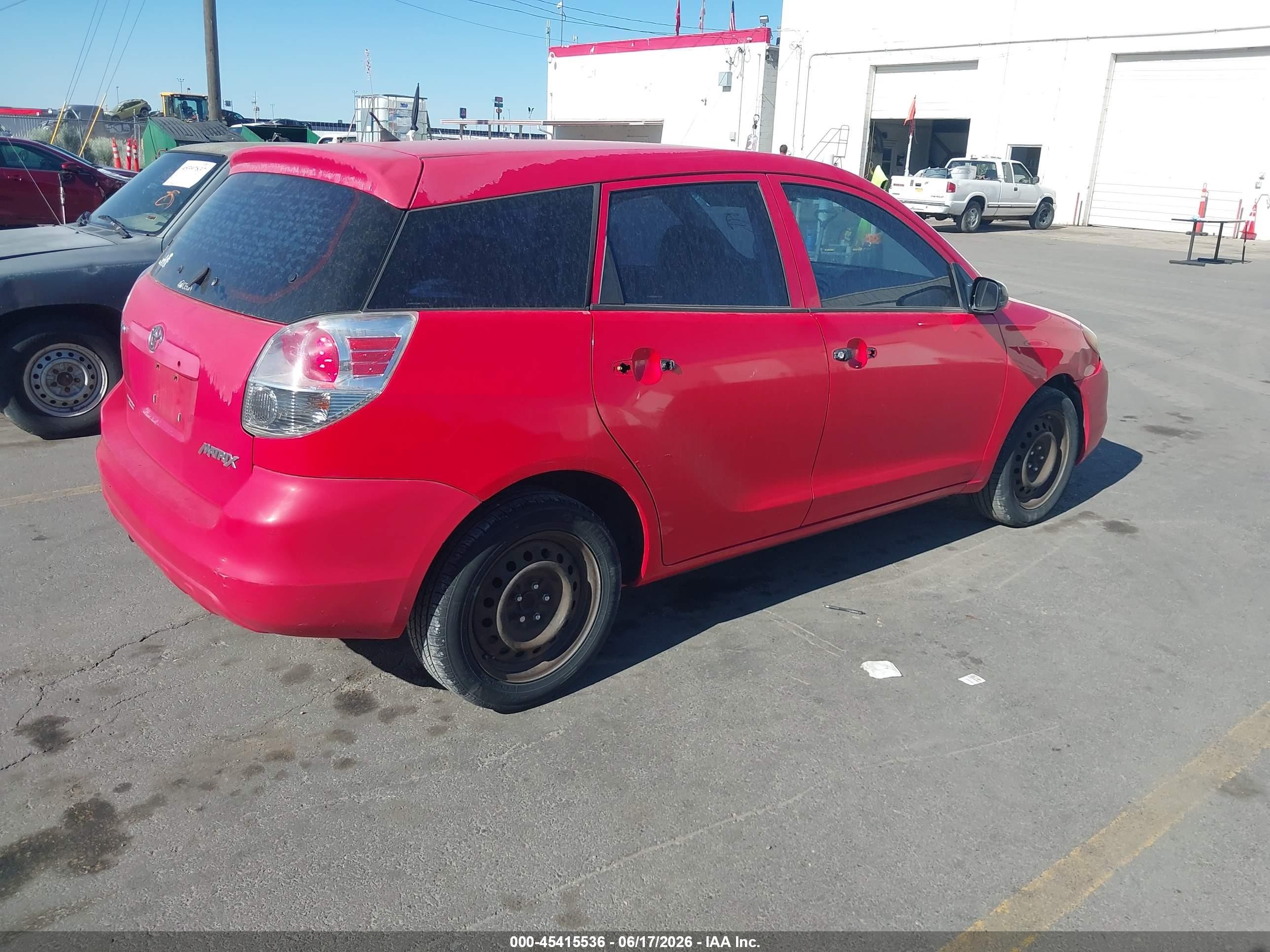 2008 Toyota Matrix Std Красный vin: 2T1KR32E88C717031