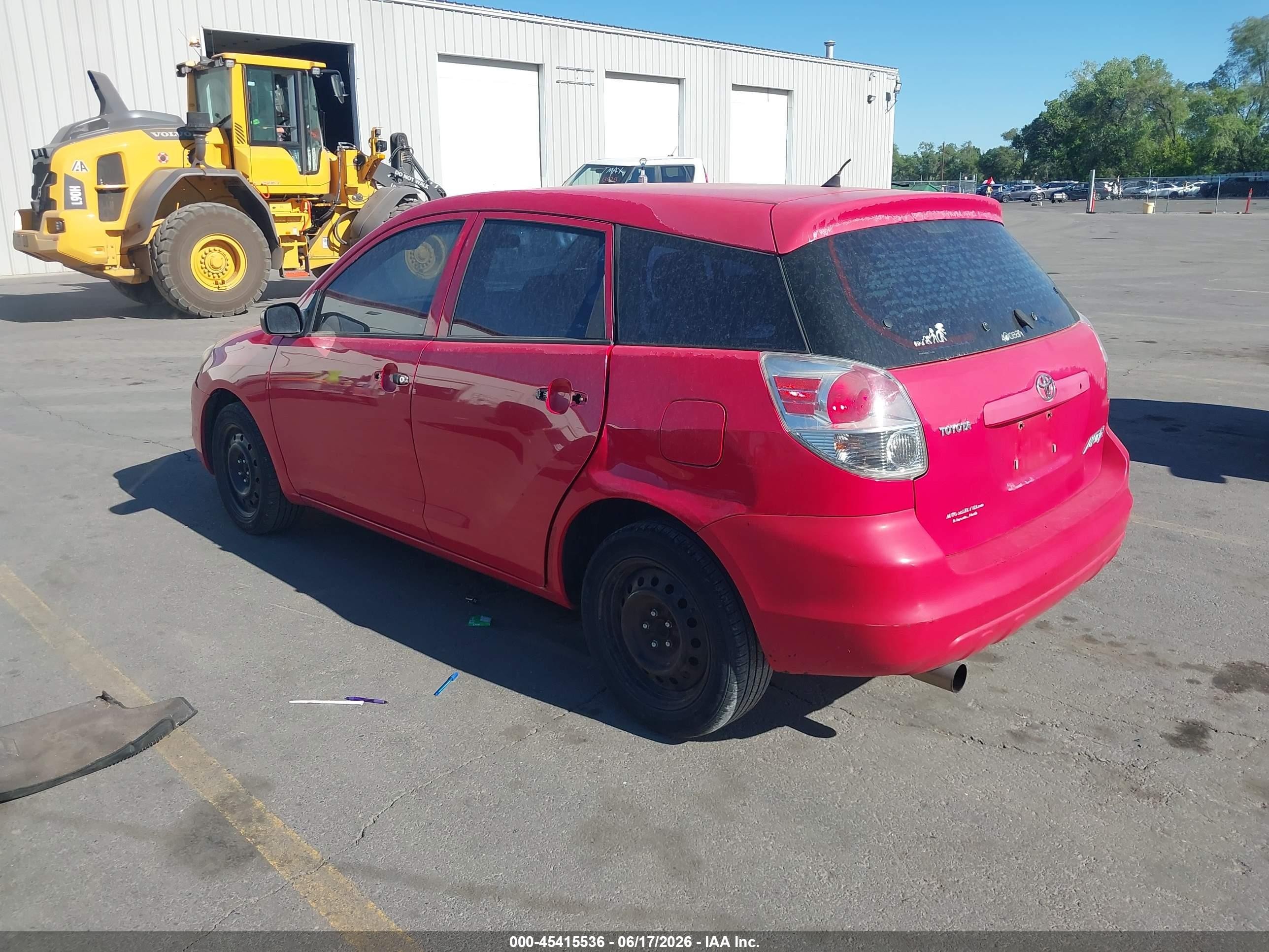2008 Toyota Matrix Std Красный vin: 2T1KR32E88C717031
