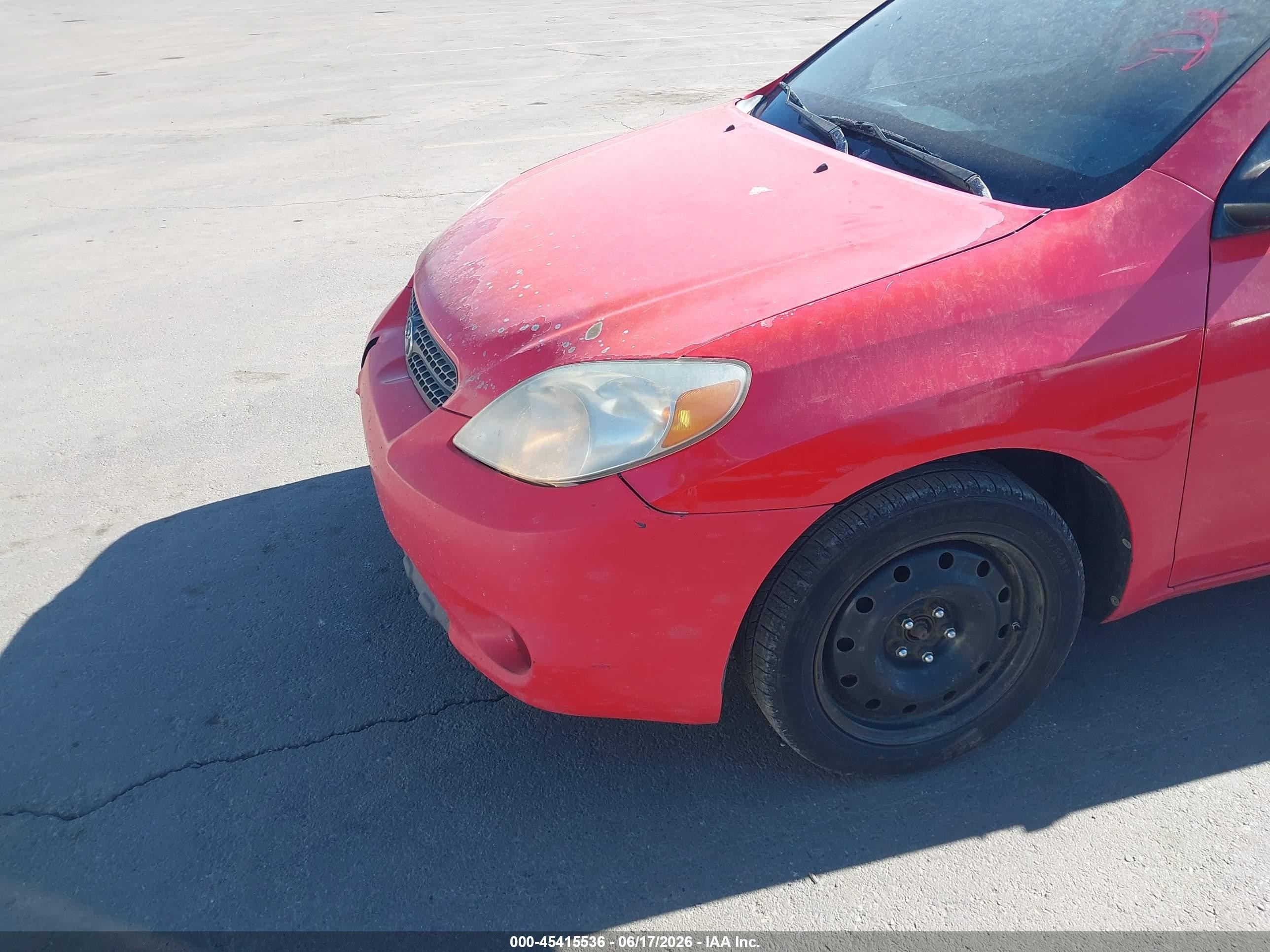 2008 Toyota Matrix Std Красный vin: 2T1KR32E88C717031