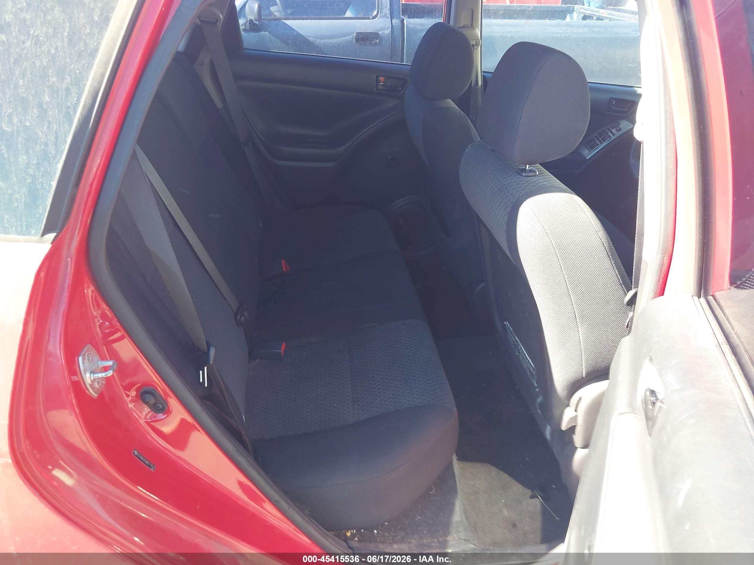 2008 Toyota Matrix Std Красный vin: 2T1KR32E88C717031