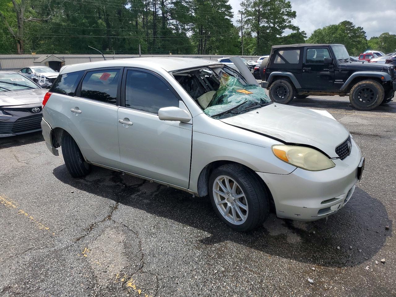 2003 Toyota Corolla Matrix Xr Silver vin: 2T1KR32E93C062922