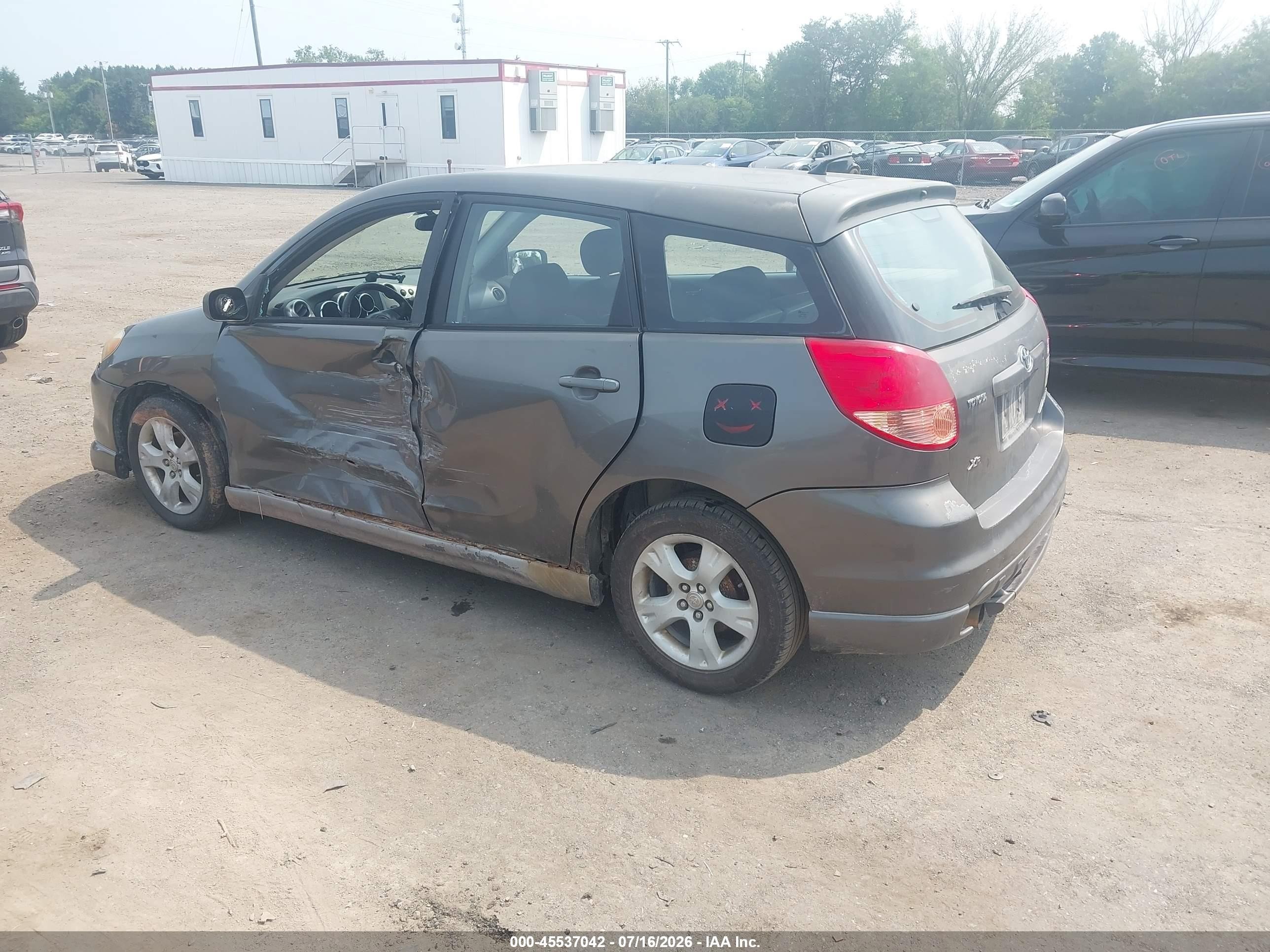 2004 Toyota Matrix Xr Gray vin: 2T1KR32E94C217681