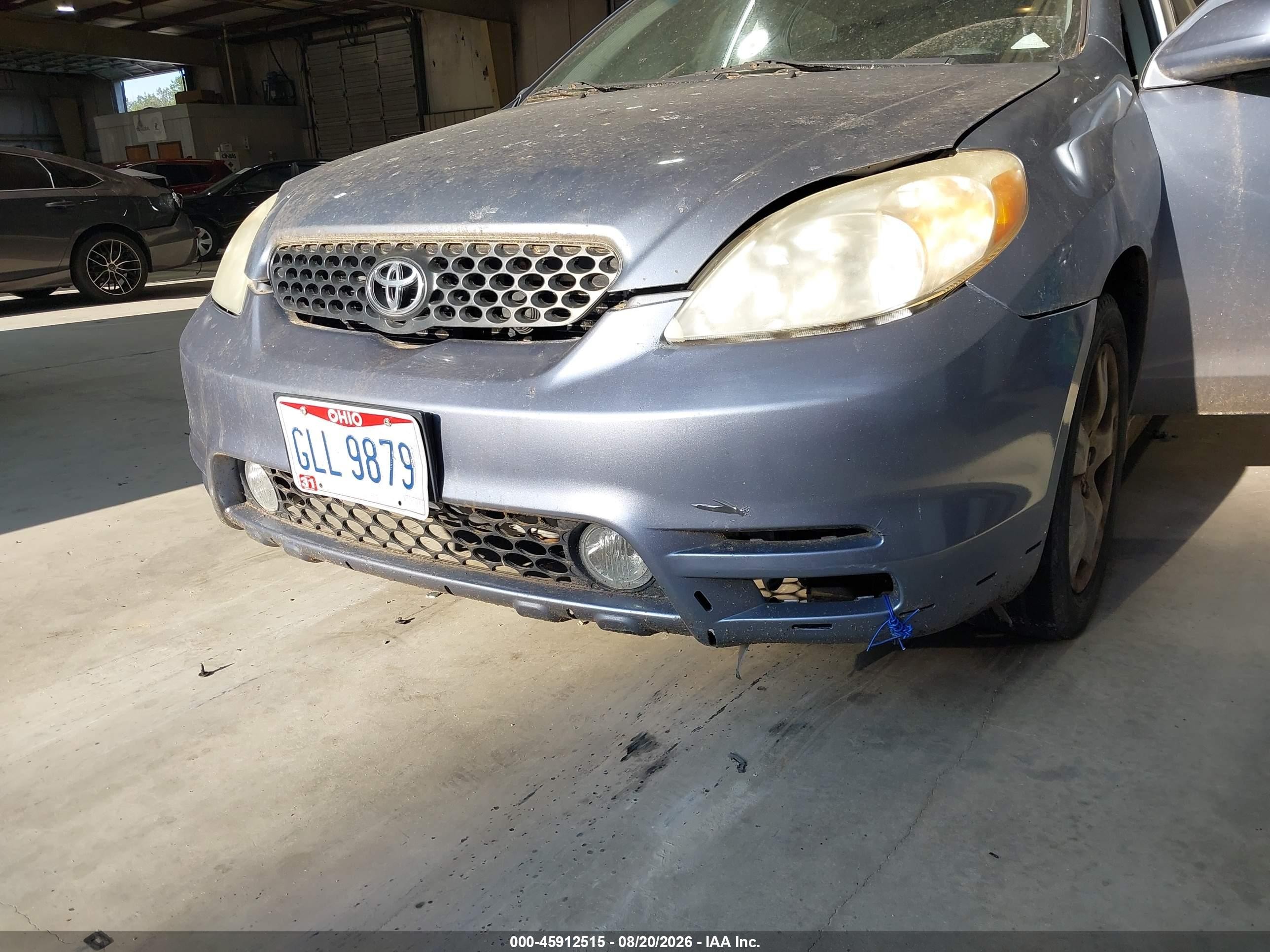 2004 Toyota Matrix Xr Light Blue vin: 2T1KR32E94C258215