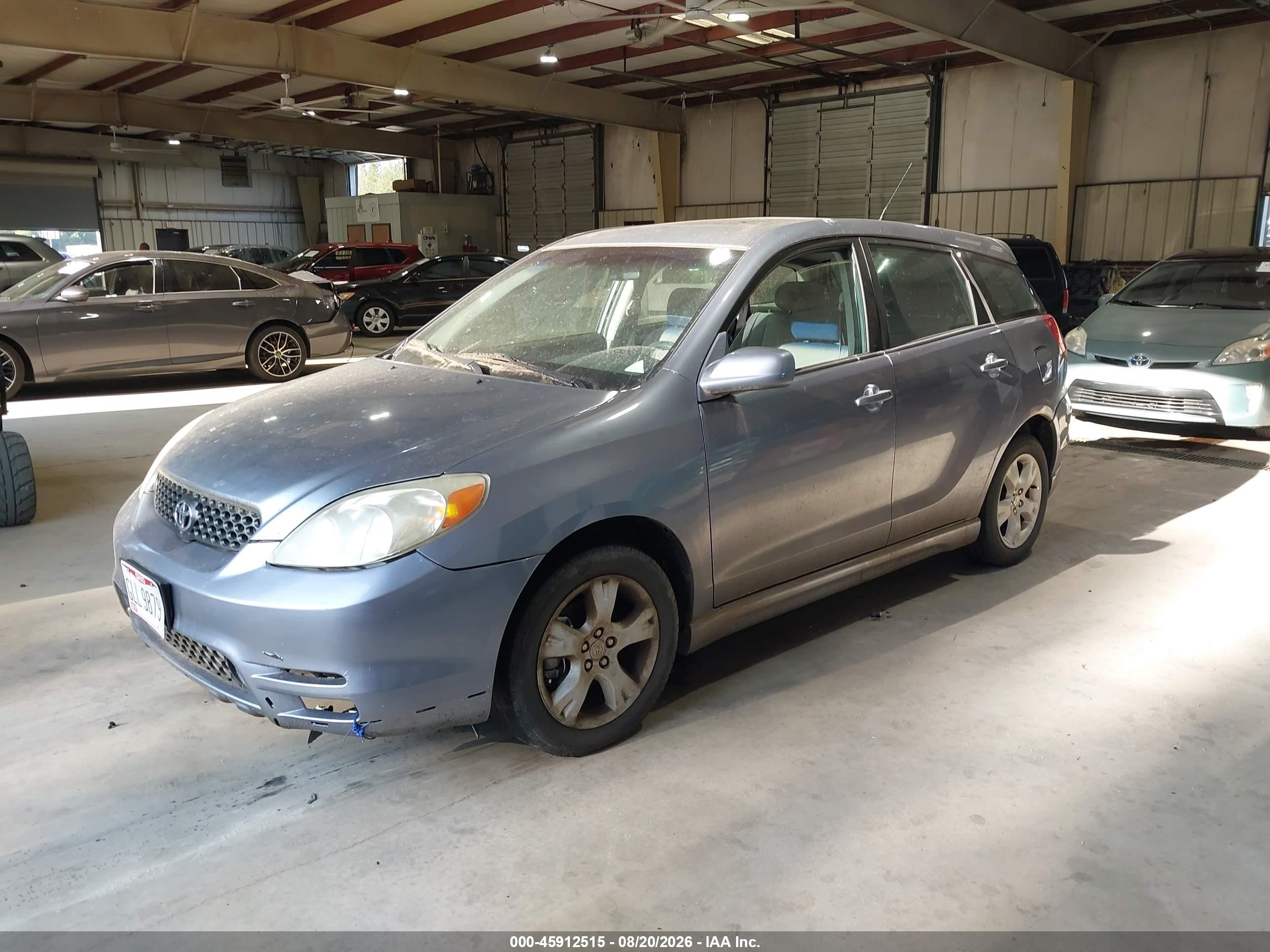 2004 Toyota Matrix Xr Light Blue vin: 2T1KR32E94C258215