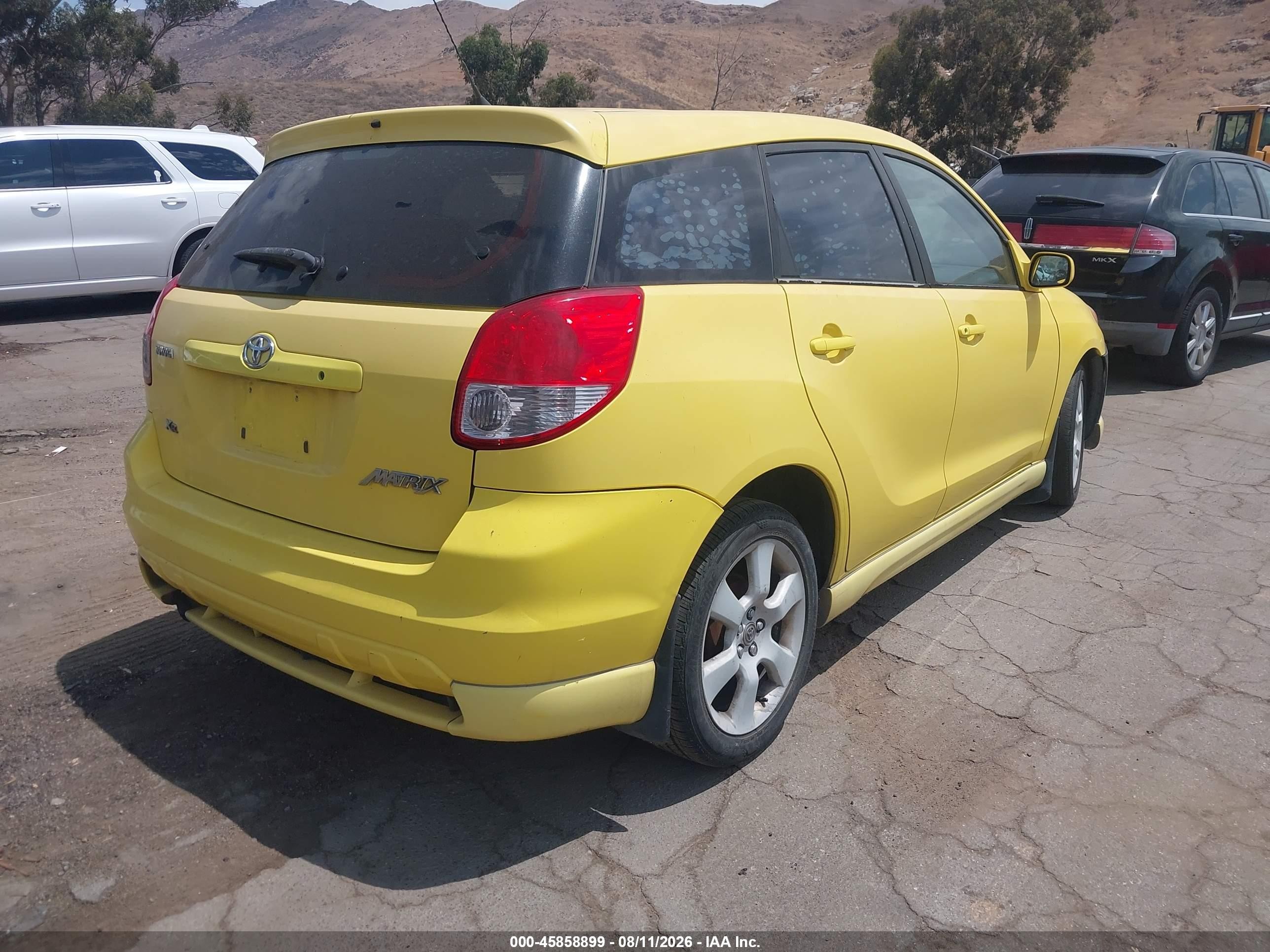 2004 Toyota Matrix Xr Yellow vin: 2T1KR32E94C313505