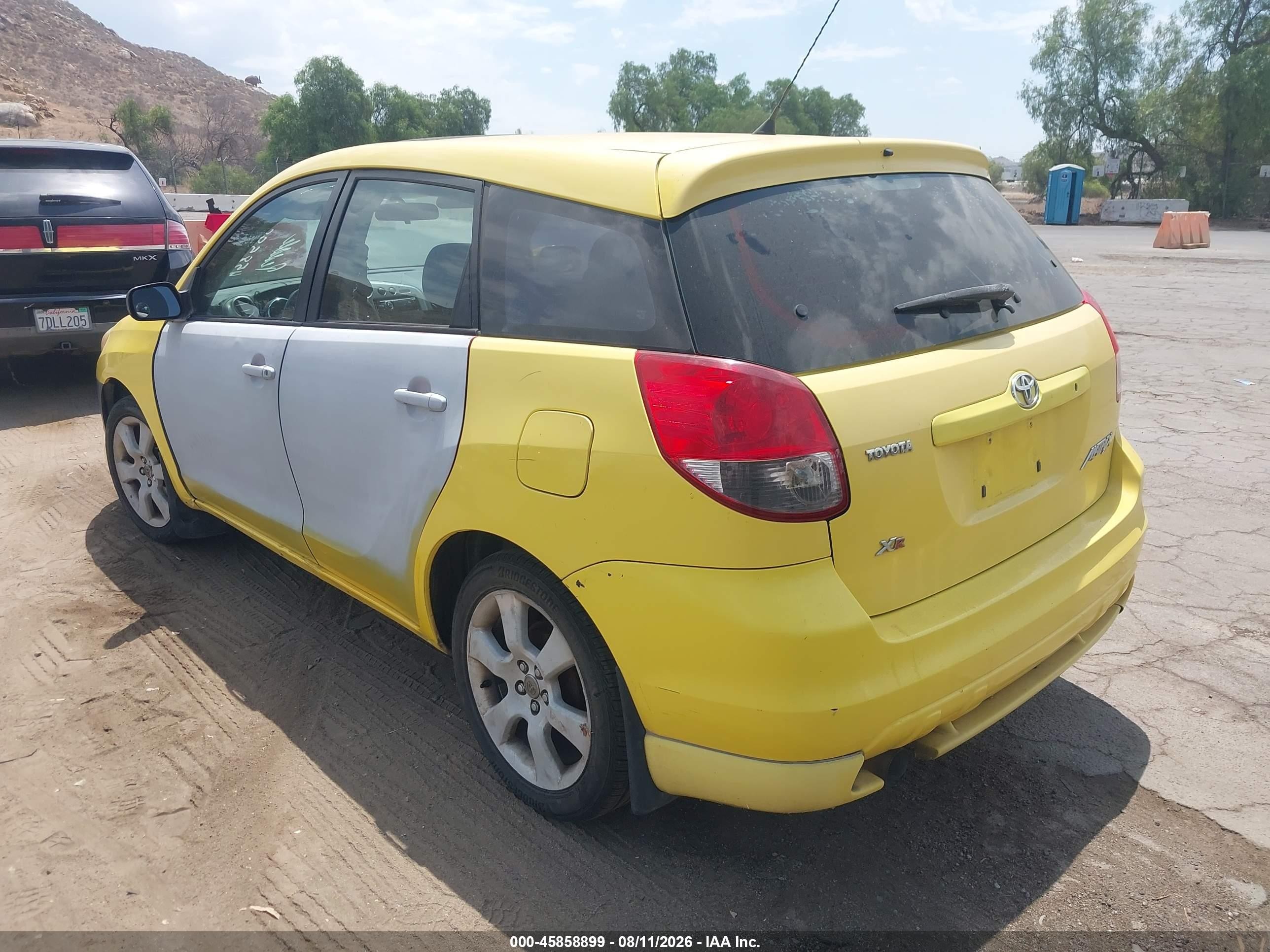 2004 Toyota Matrix Xr Yellow vin: 2T1KR32E94C313505