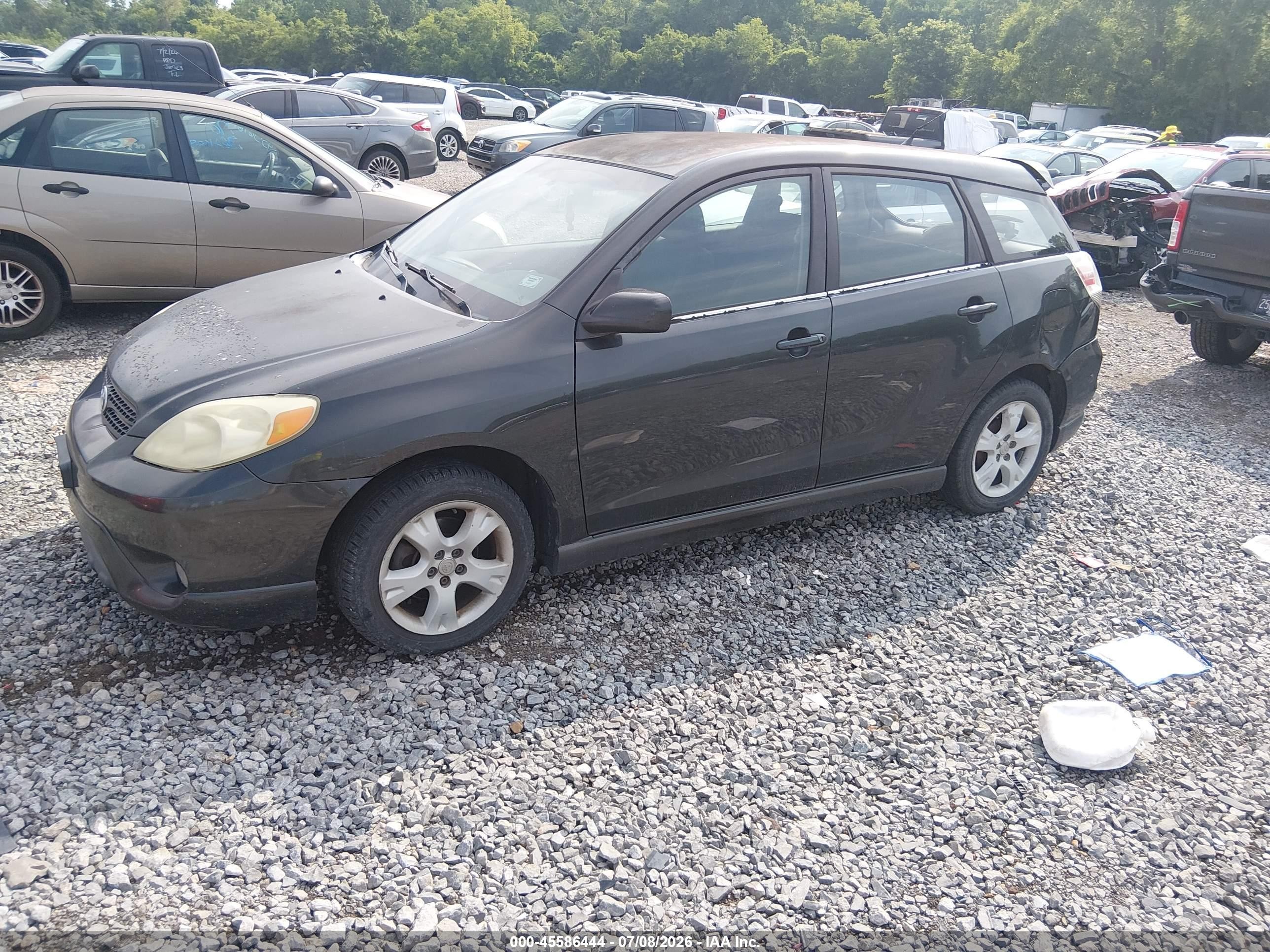 2005 Toyota Matrix Xr Black vin: 2T1KR32E95C354475