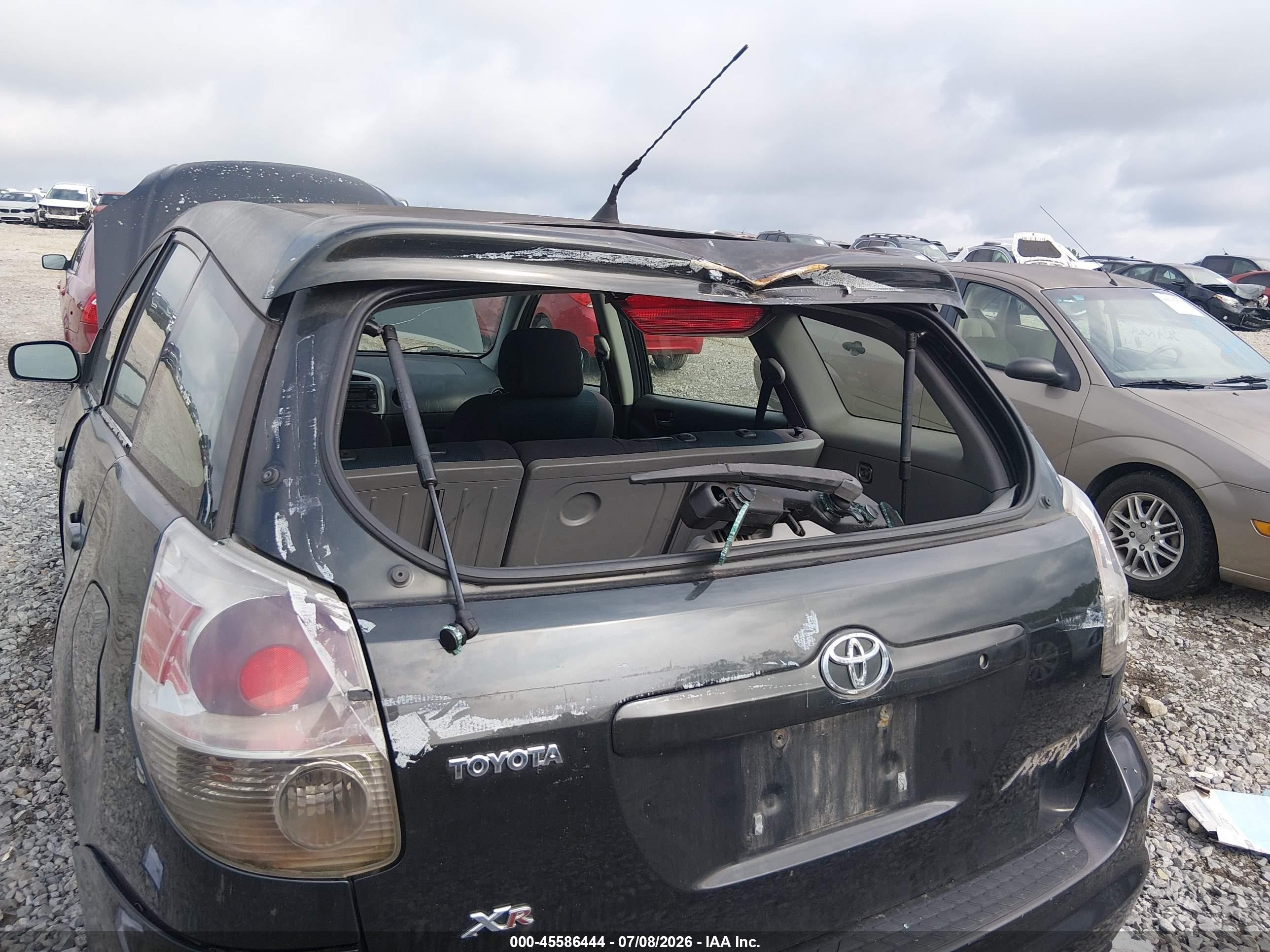 2005 Toyota Matrix Xr Black vin: 2T1KR32E95C354475