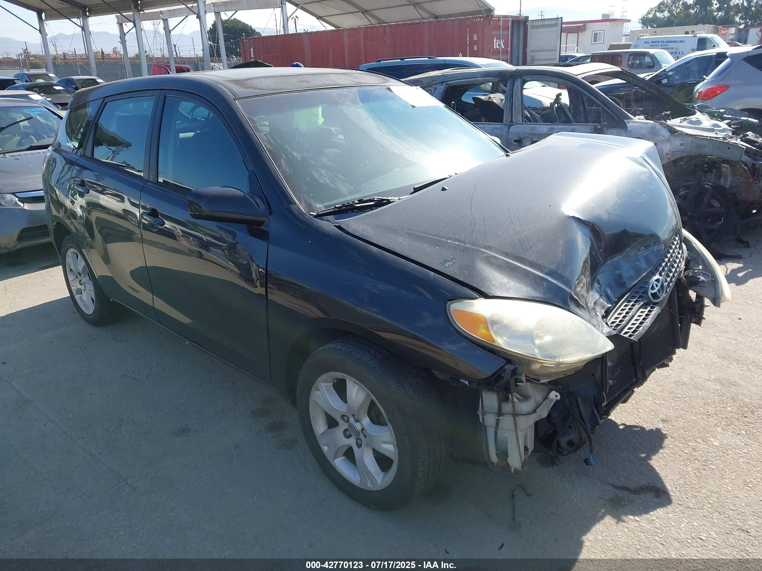 2005 Toyota Matrix Xr Black vin: 2T1KR32E95C359515