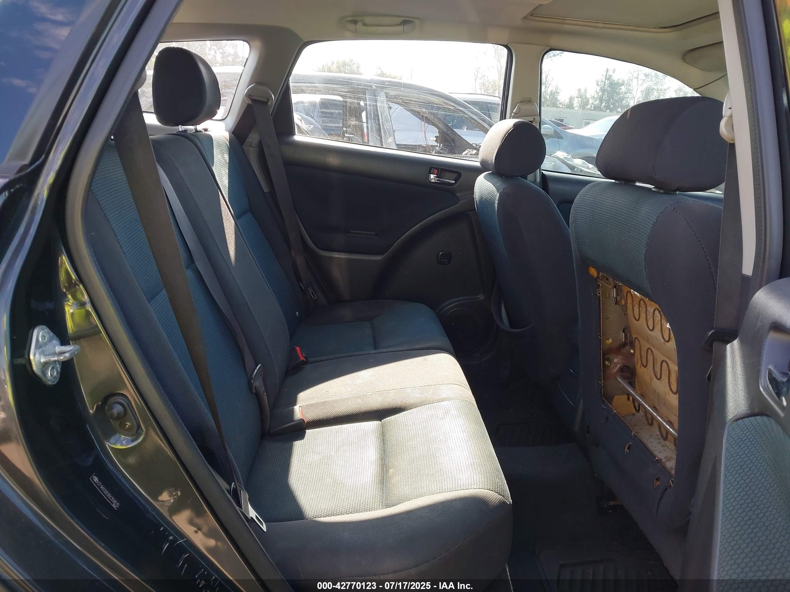 2005 Toyota Matrix Xr Black vin: 2T1KR32E95C359515