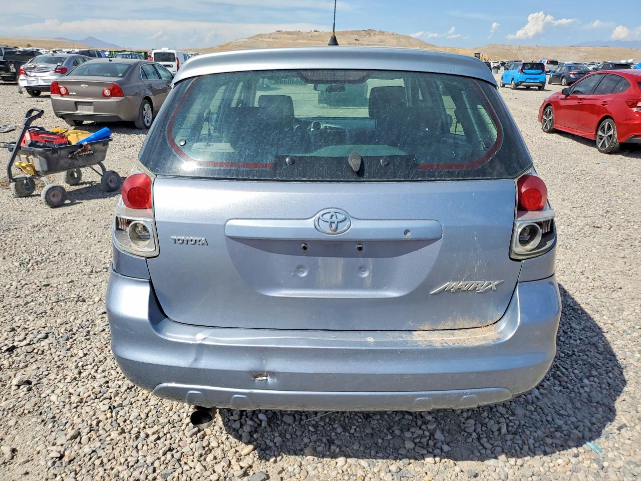 2006 Toyota Matrix Base Blue vin: 2T1KR32E96C607165