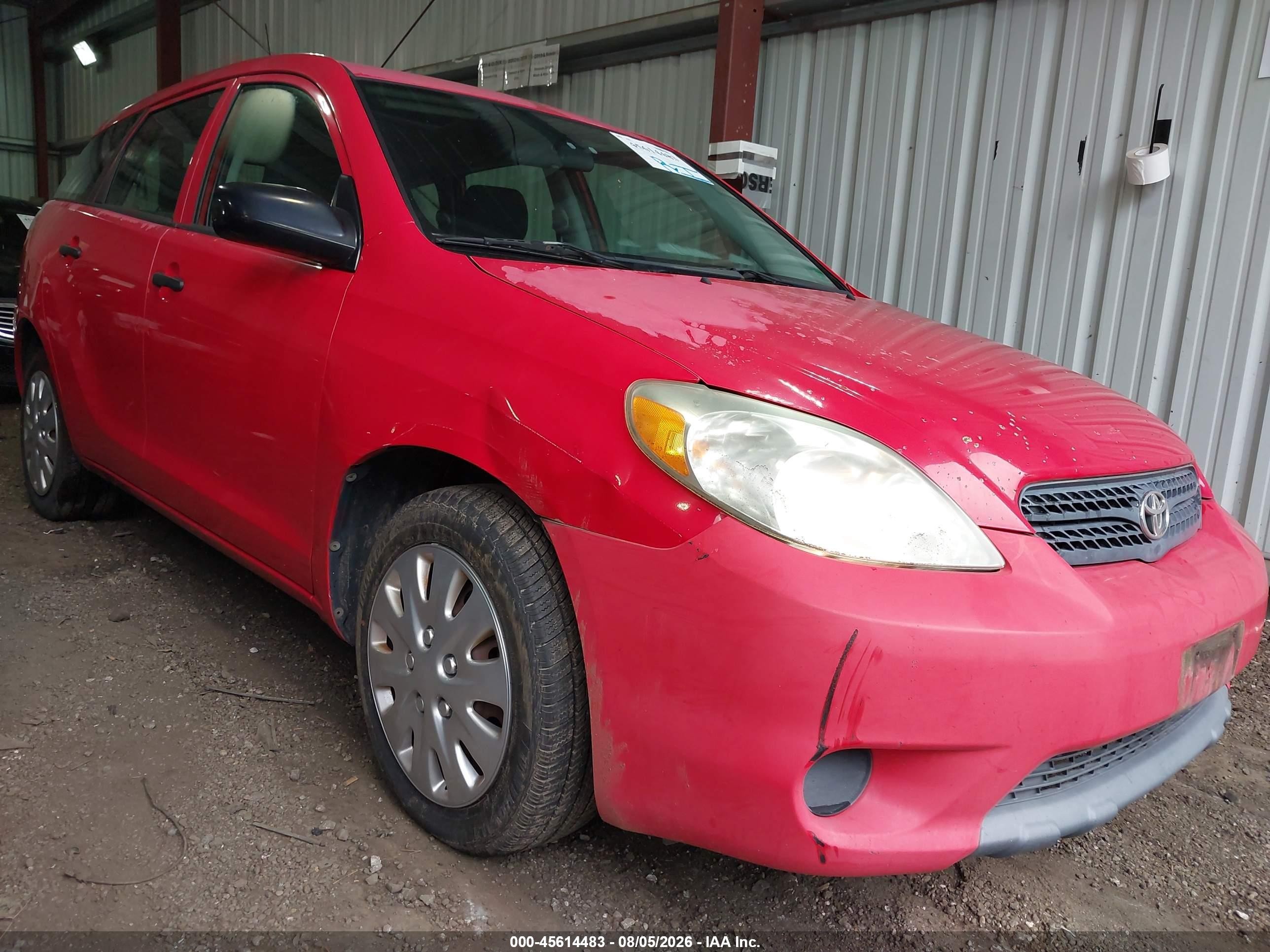 2007 Toyota Matrix   Red vin: 2T1KR32E97C641589