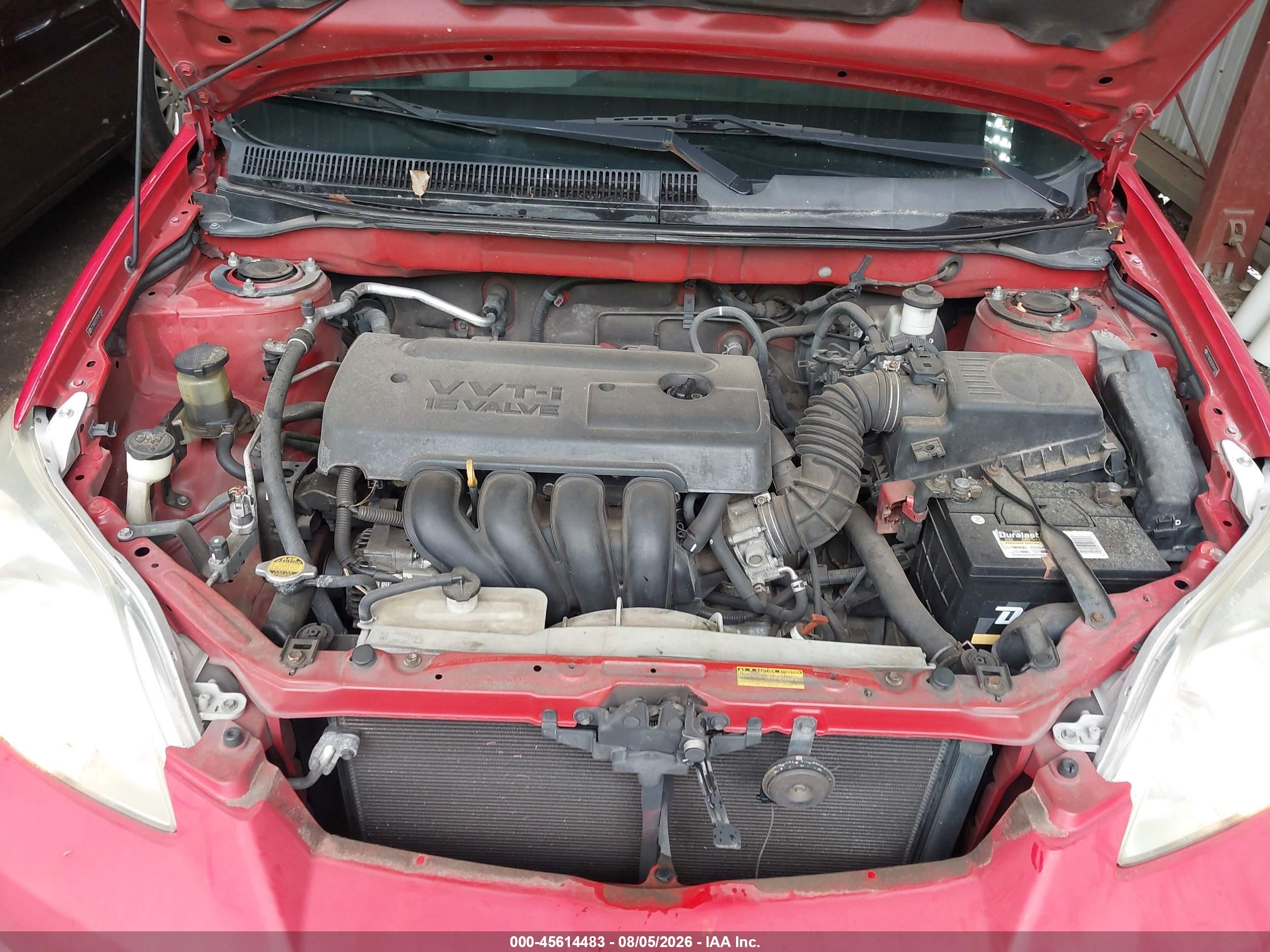 2007 Toyota Matrix   Red vin: 2T1KR32E97C641589