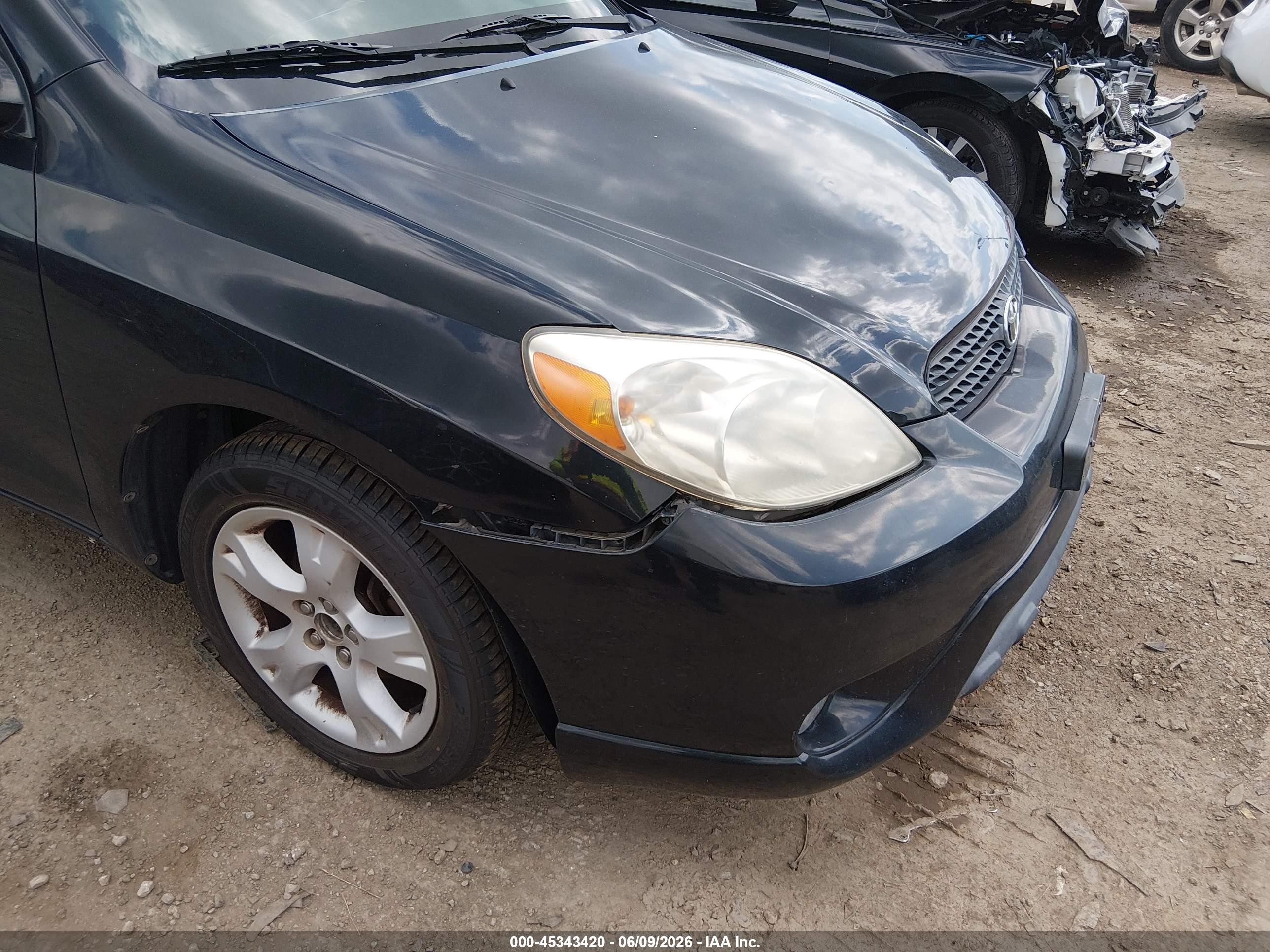 2007 Toyota Matrix Xr Black vin: 2T1KR32E97C652060