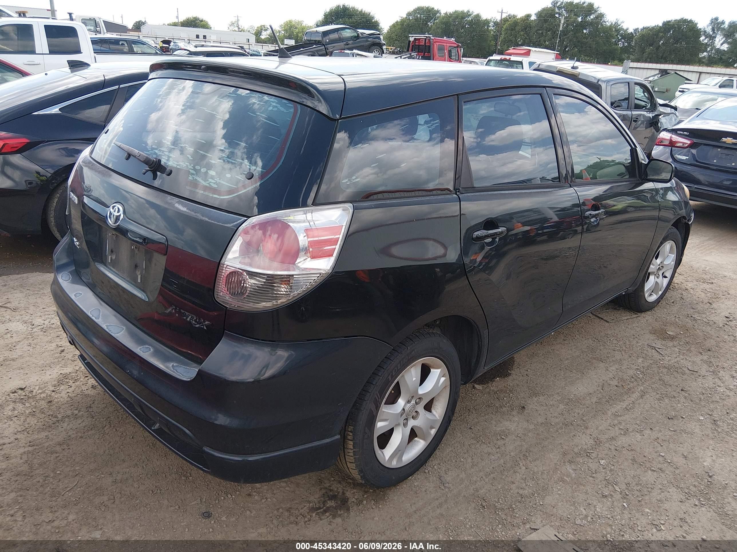 2007 Toyota Matrix Xr Black vin: 2T1KR32E97C652060