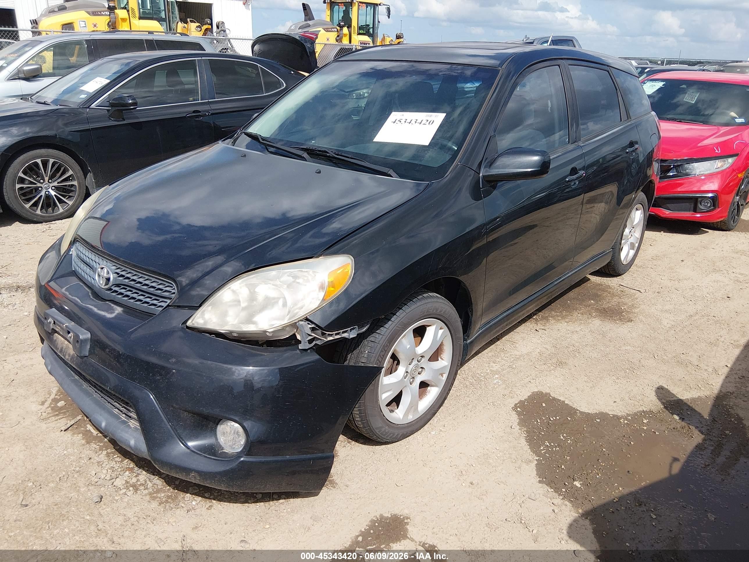 2007 Toyota Matrix Xr Black vin: 2T1KR32E97C652060