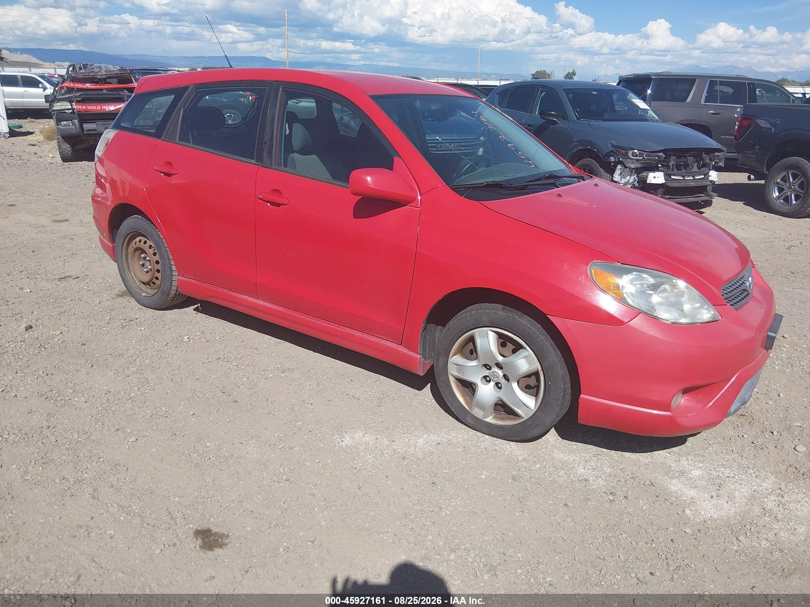 2007 Toyota Matrix Xr Красный vin: 2T1KR32E97C665178