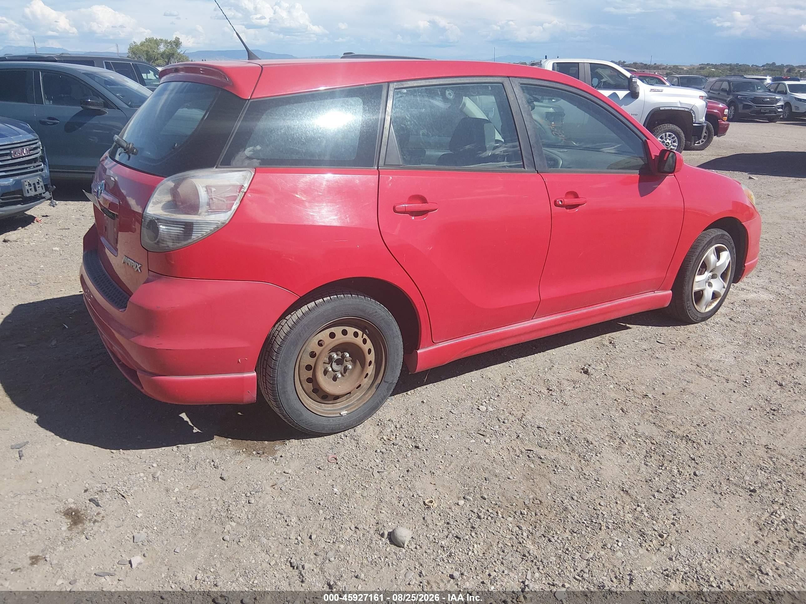 2007 Toyota Matrix Xr Красный vin: 2T1KR32E97C665178