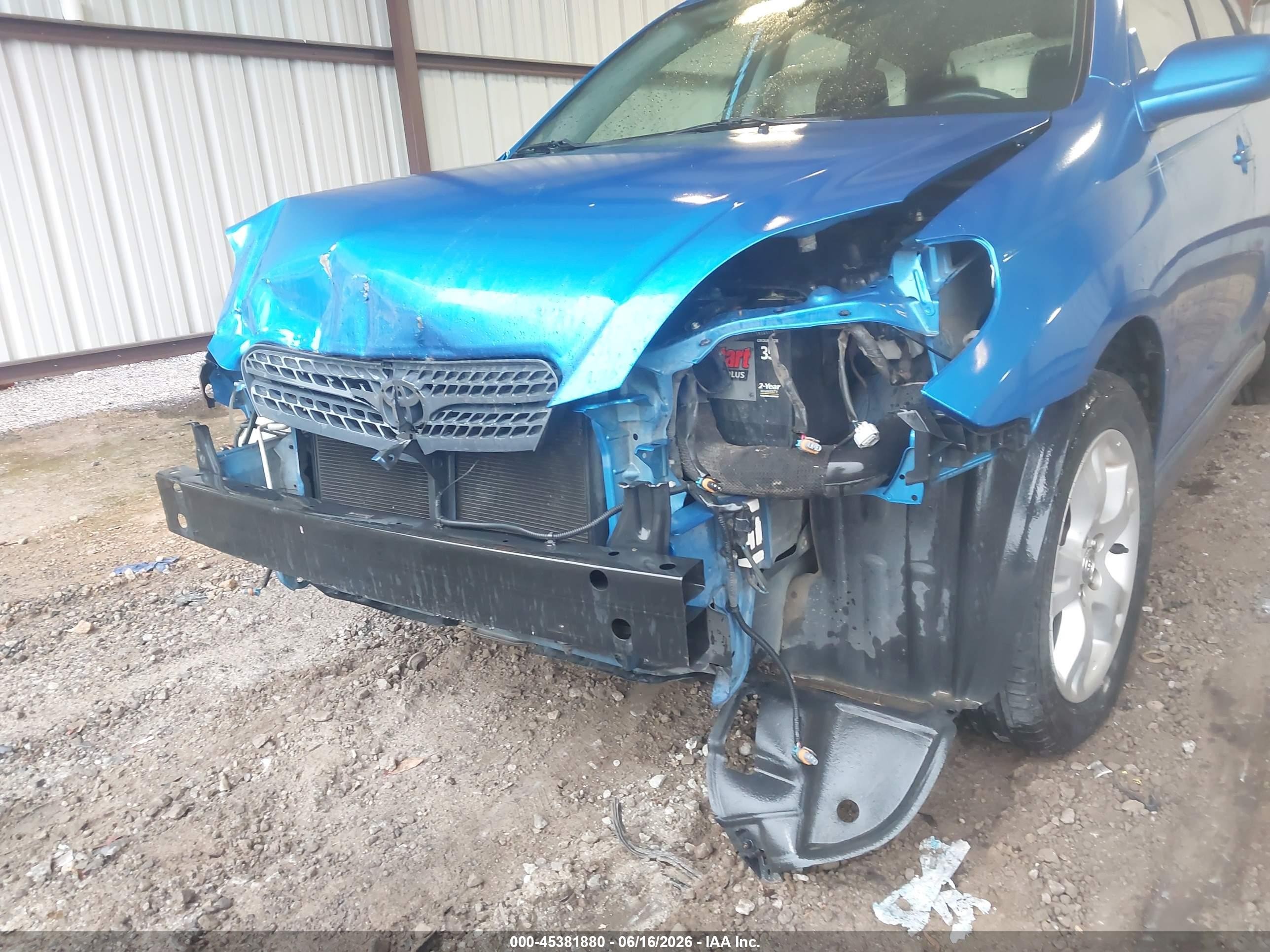 2007 Toyota Matrix Xr Blue vin: 2T1KR32E97C683647