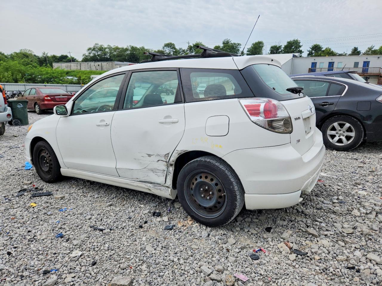2008 Toyota Matrix Xr White vin: 2T1KR32E98C710377