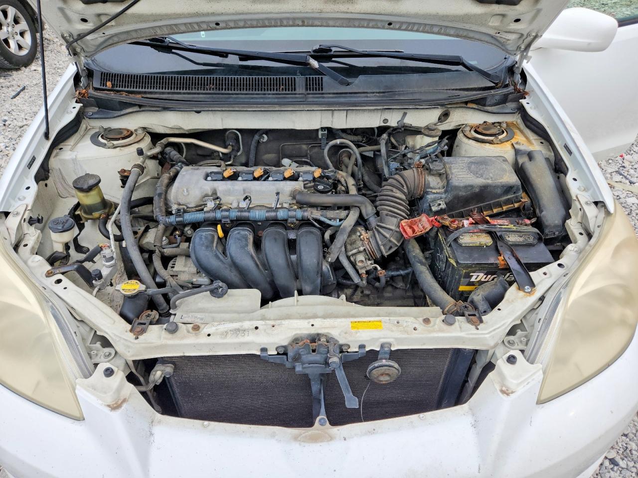 2008 Toyota Matrix Xr White vin: 2T1KR32E98C710377