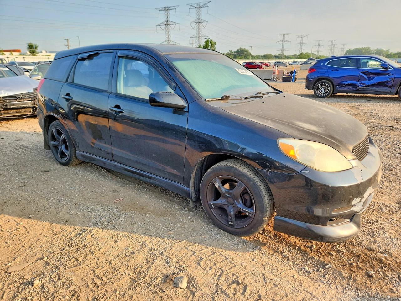 2003 Toyota Corolla Matrix Xr Black vin: 2T1KR32EX3C034756