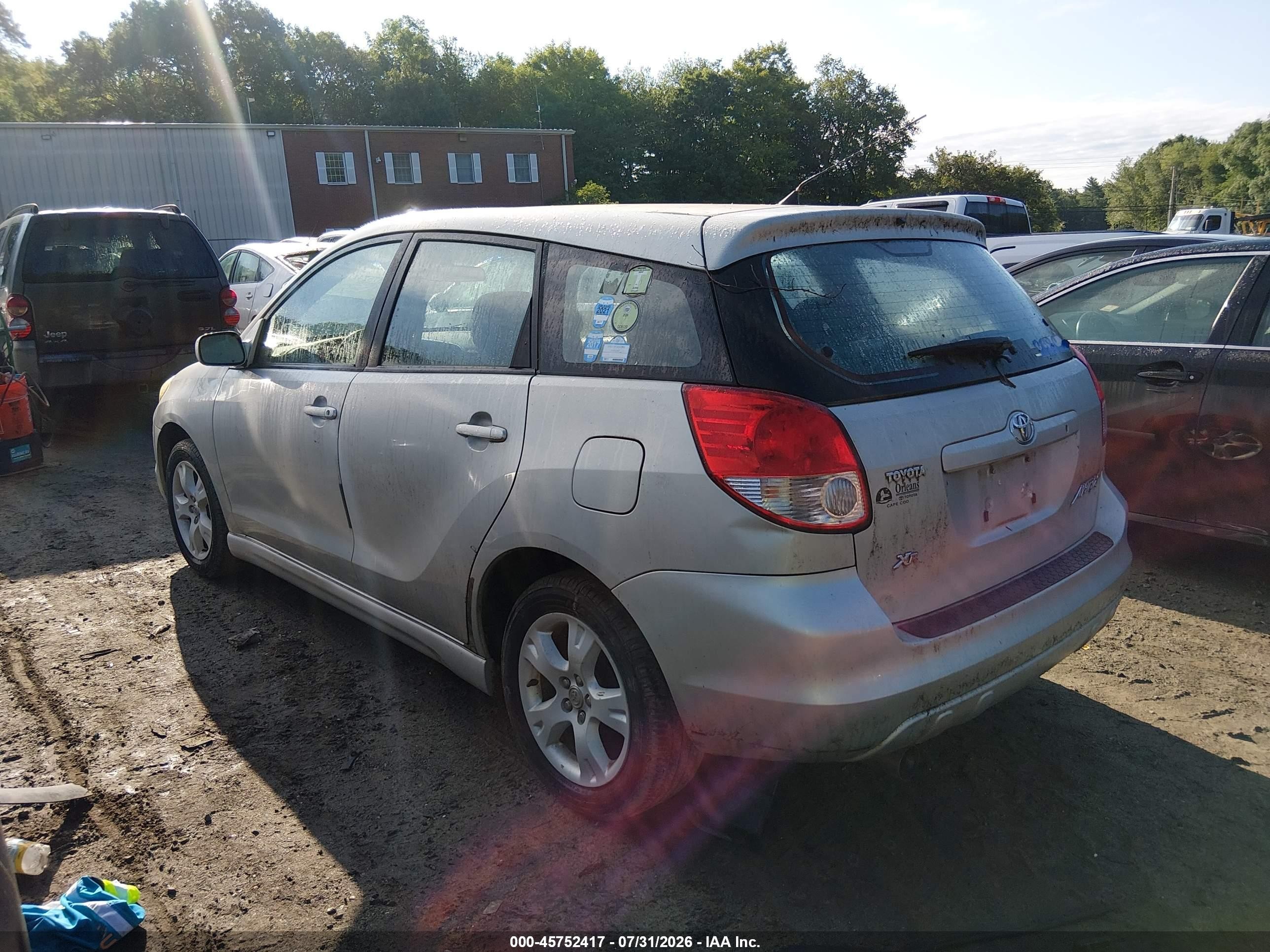 2003 Toyota Matrix Xr Серебряный vin: 2T1KR32EX3C059978