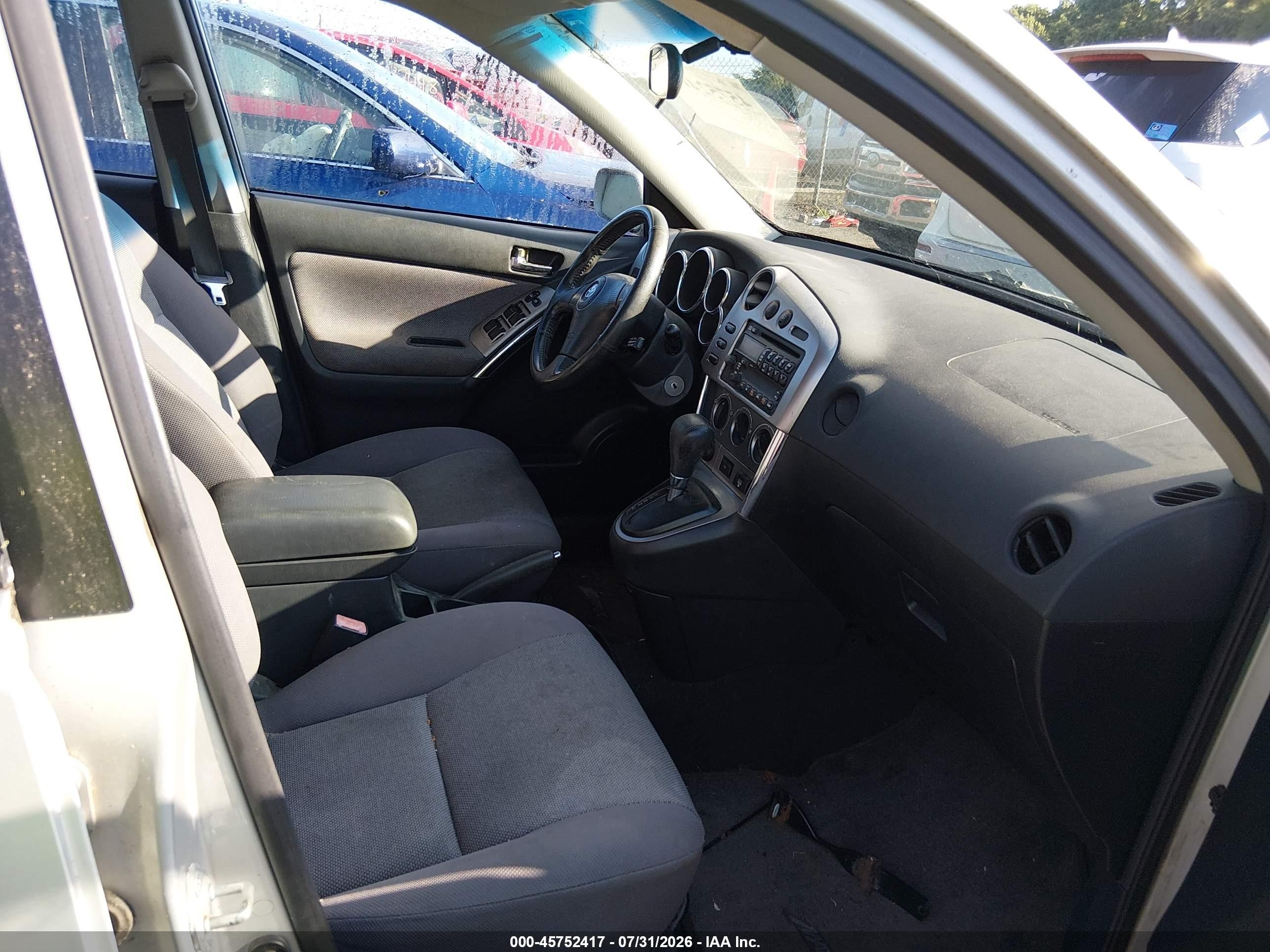 2003 Toyota Matrix Xr Серебряный vin: 2T1KR32EX3C059978