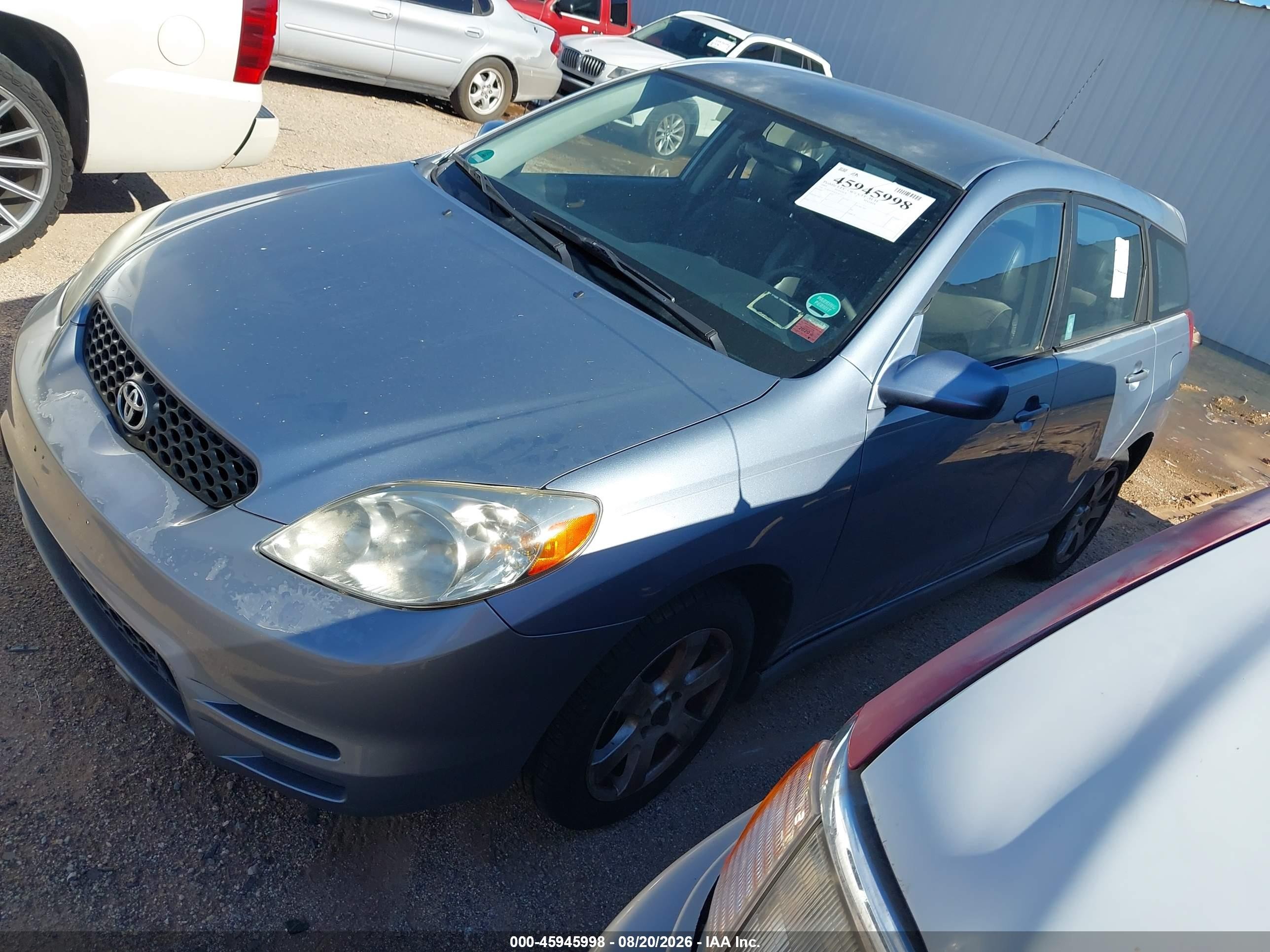 2003 Toyota Matrix Xr Blue vin: 2T1KR32EX3C062217