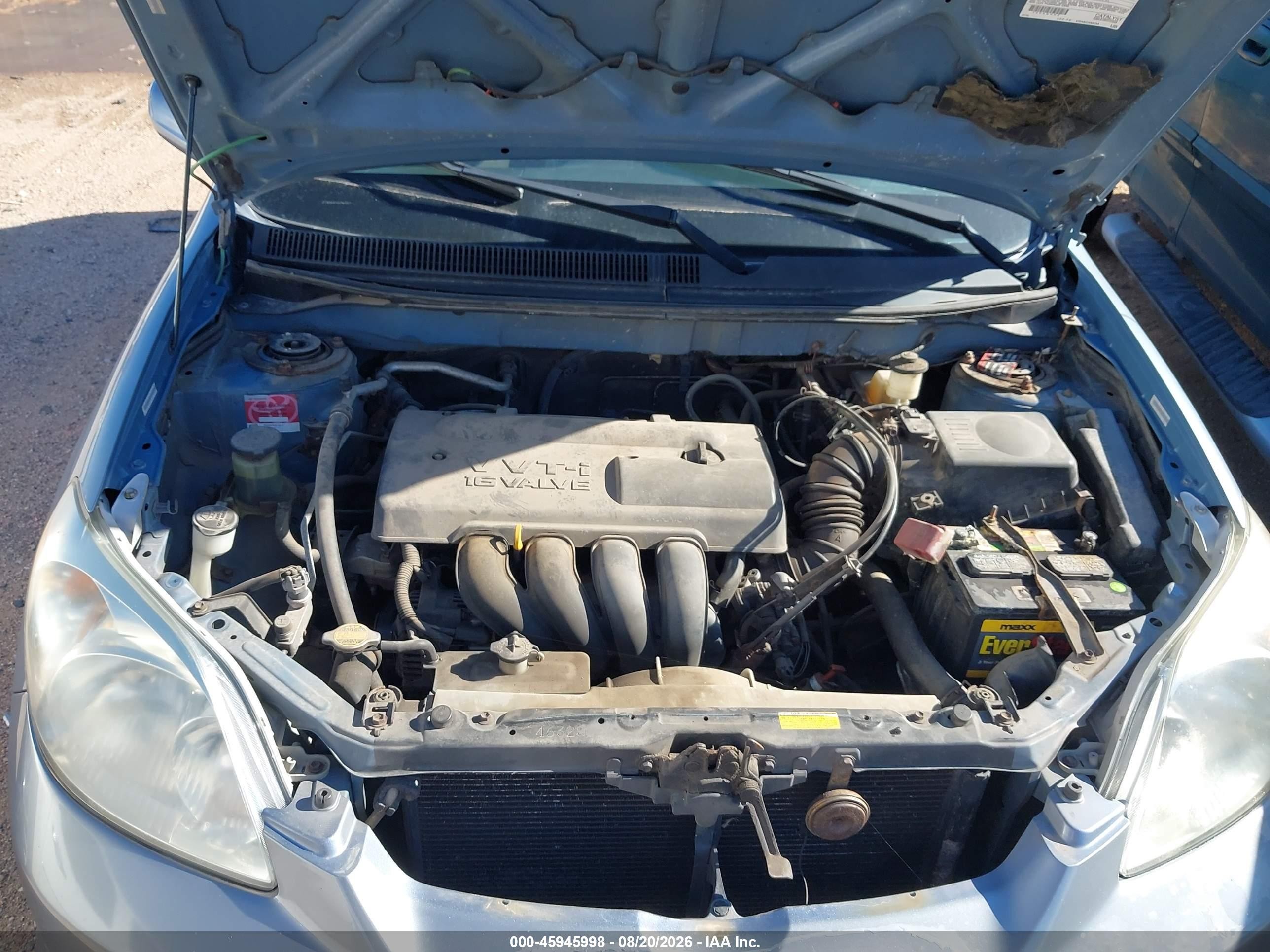 2003 Toyota Matrix Xr Blue vin: 2T1KR32EX3C062217