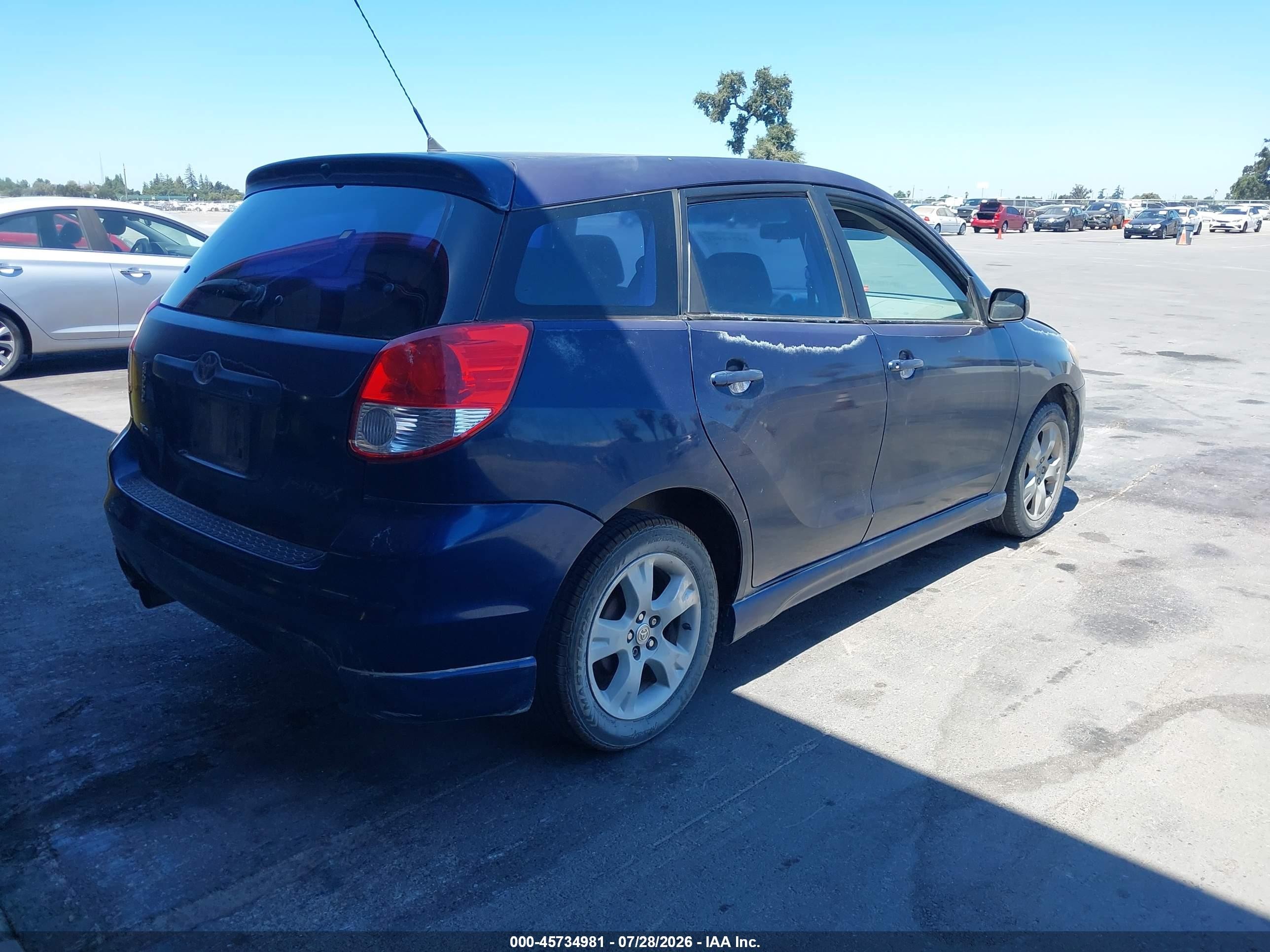 2003 Toyota Matrix Xr Blue vin: 2T1KR32EX3C069748
