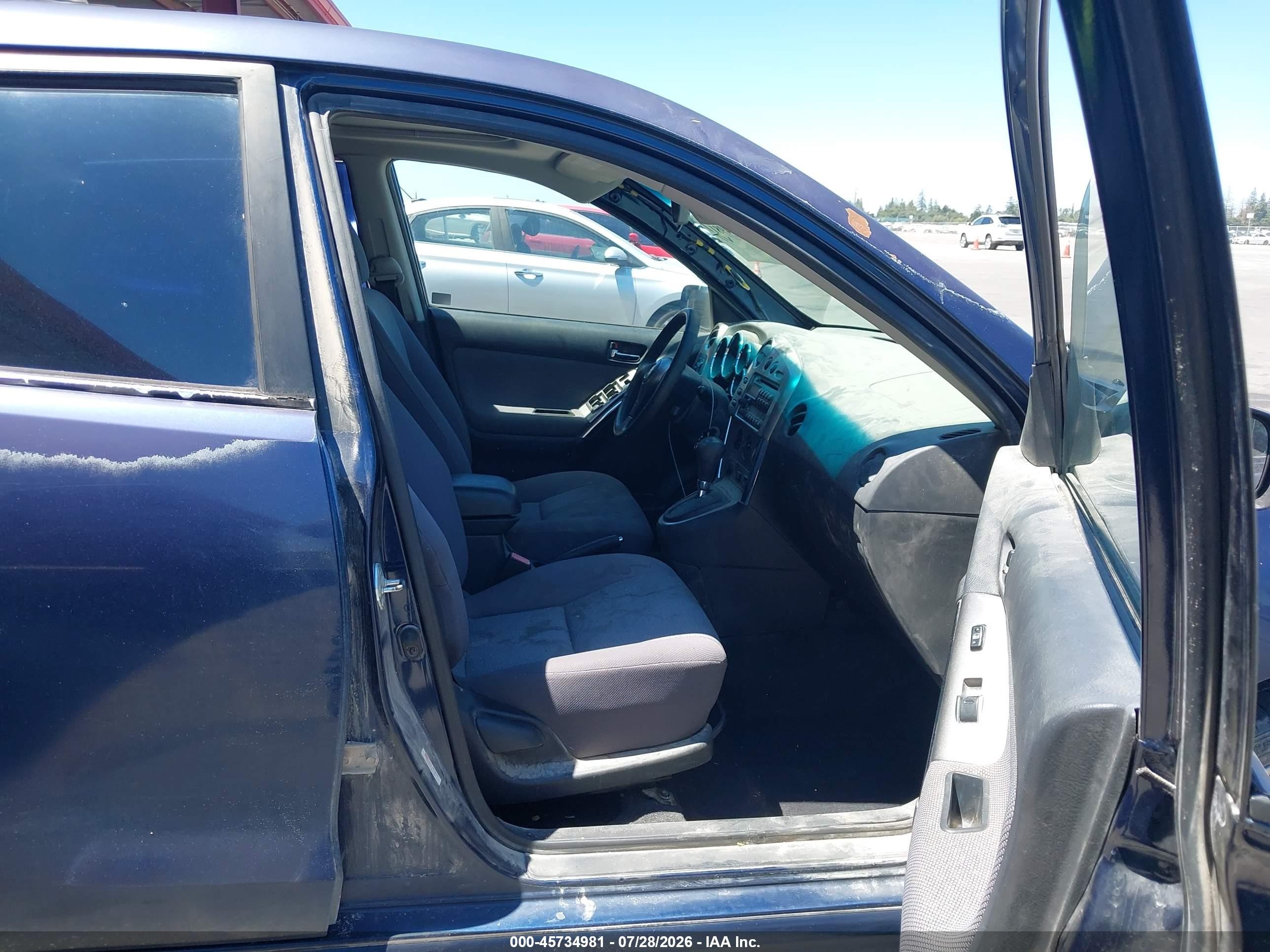 2003 Toyota Matrix Xr Blue vin: 2T1KR32EX3C069748