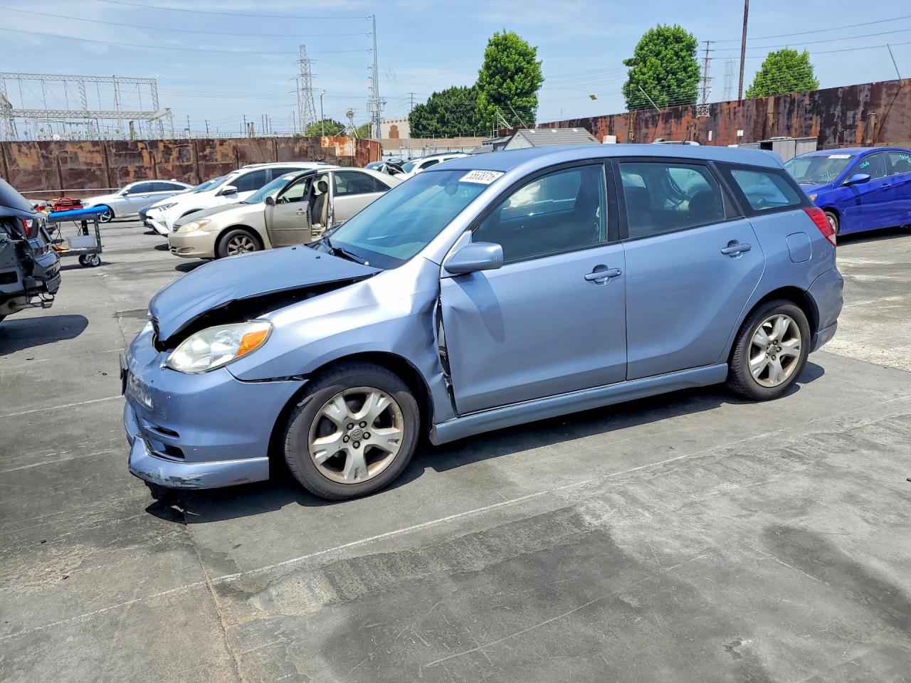 2003 Toyota Corolla Matrix Xr Blue vin: 2T1KR32EX3C107186