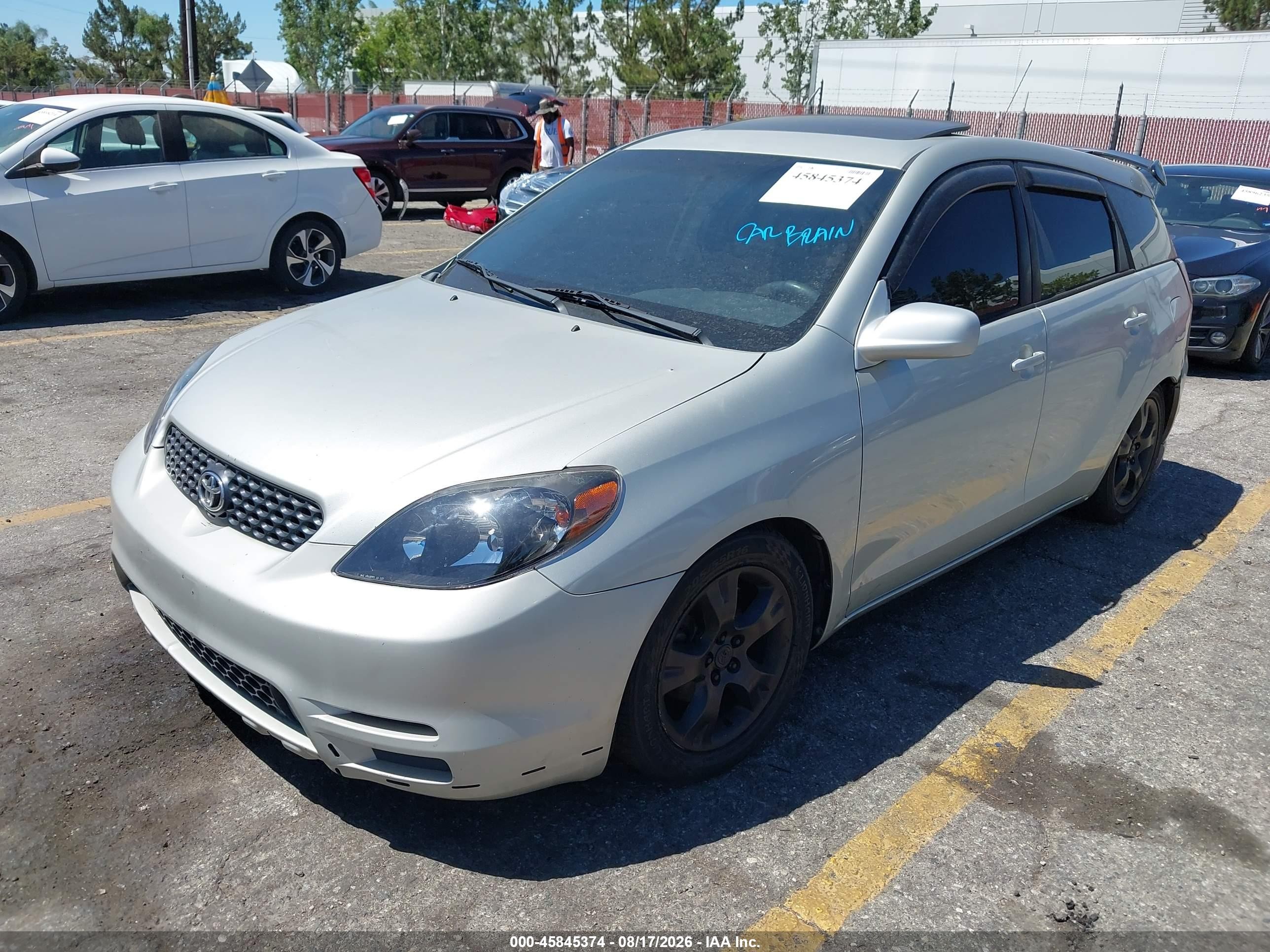 2003 Toyota Matrix Xr Gray vin: 2T1KR32EX3C143900