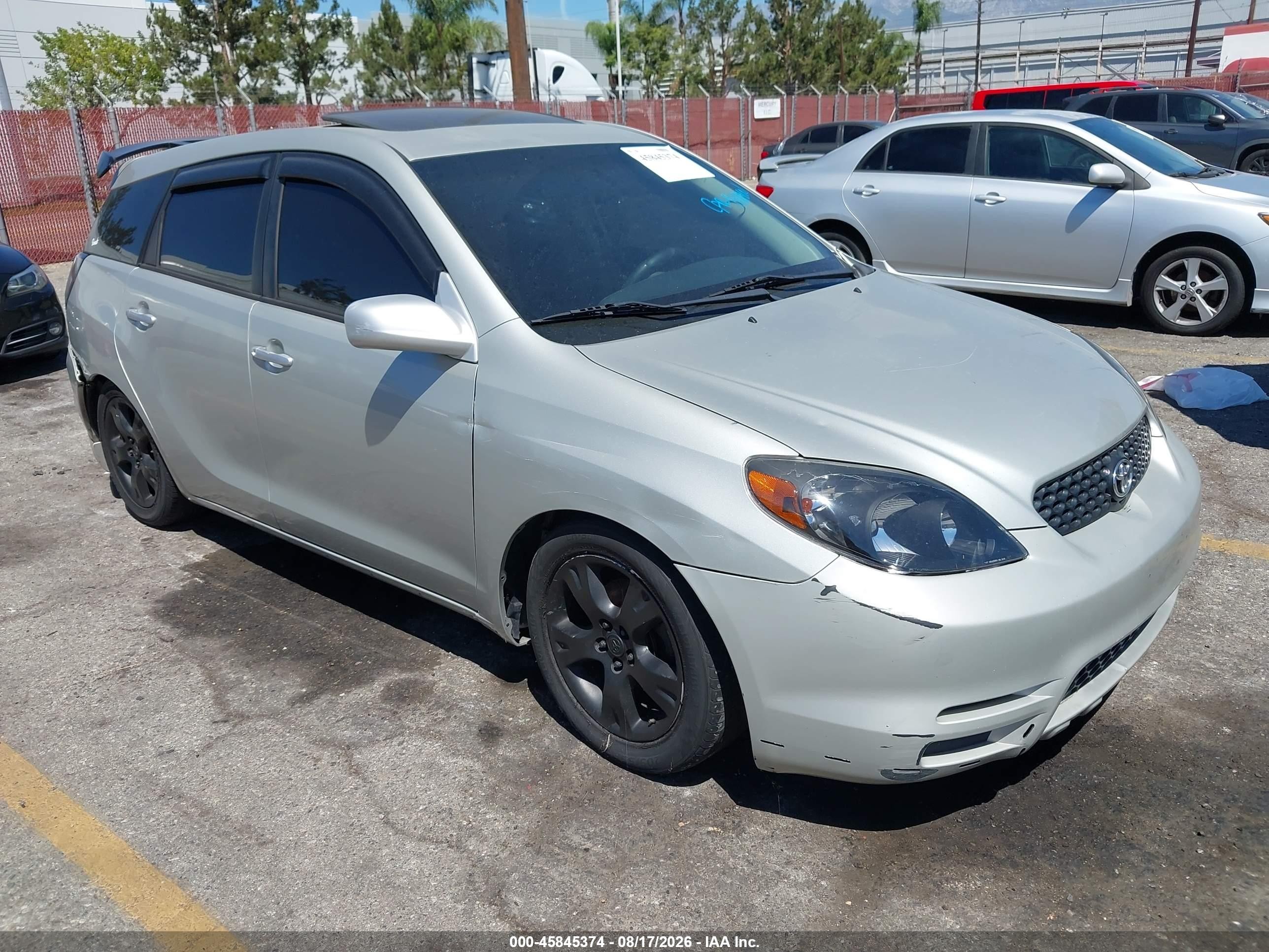 2003 Toyota Matrix Xr Gray vin: 2T1KR32EX3C143900
