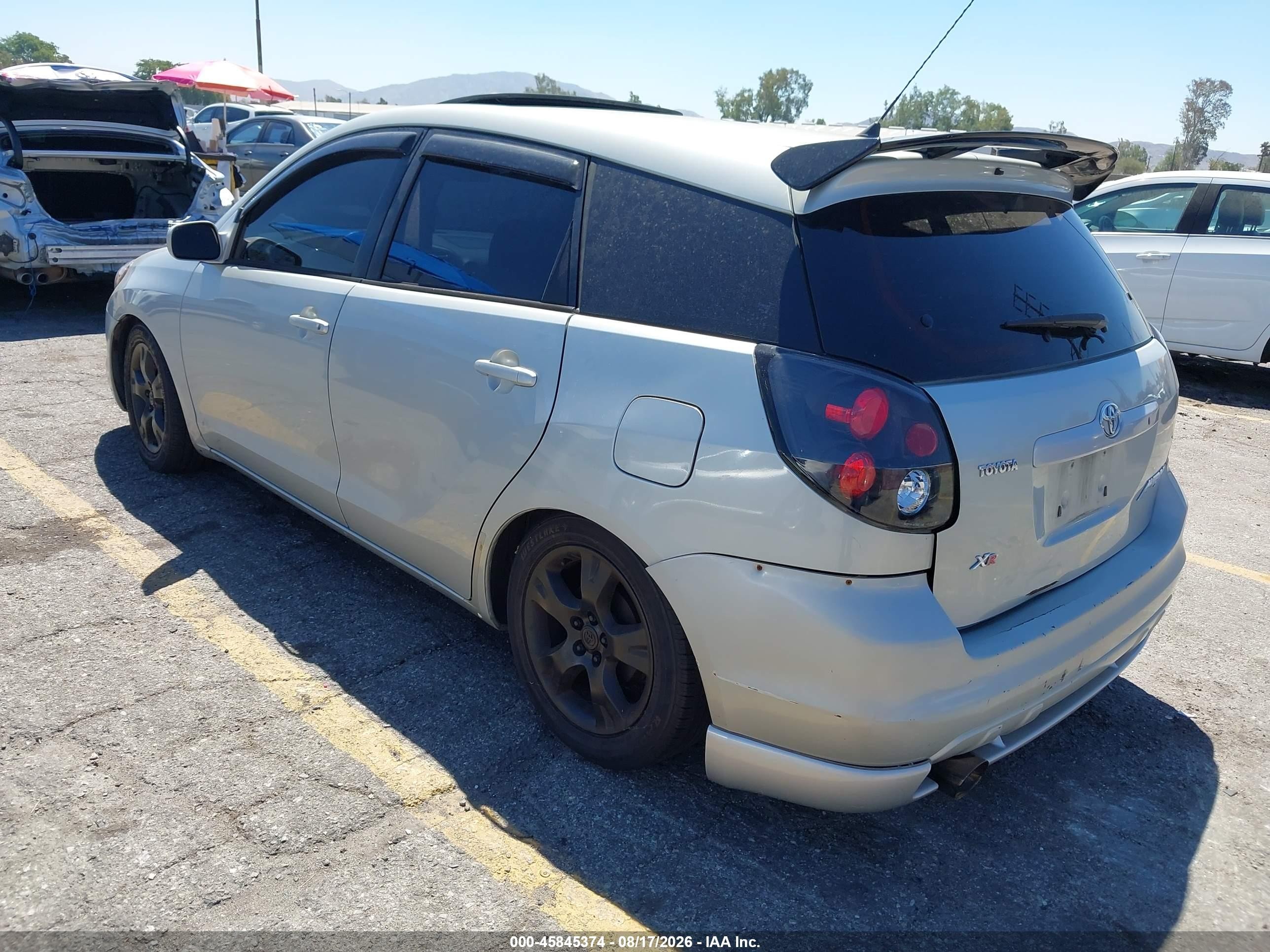 2003 Toyota Matrix Xr Gray vin: 2T1KR32EX3C143900