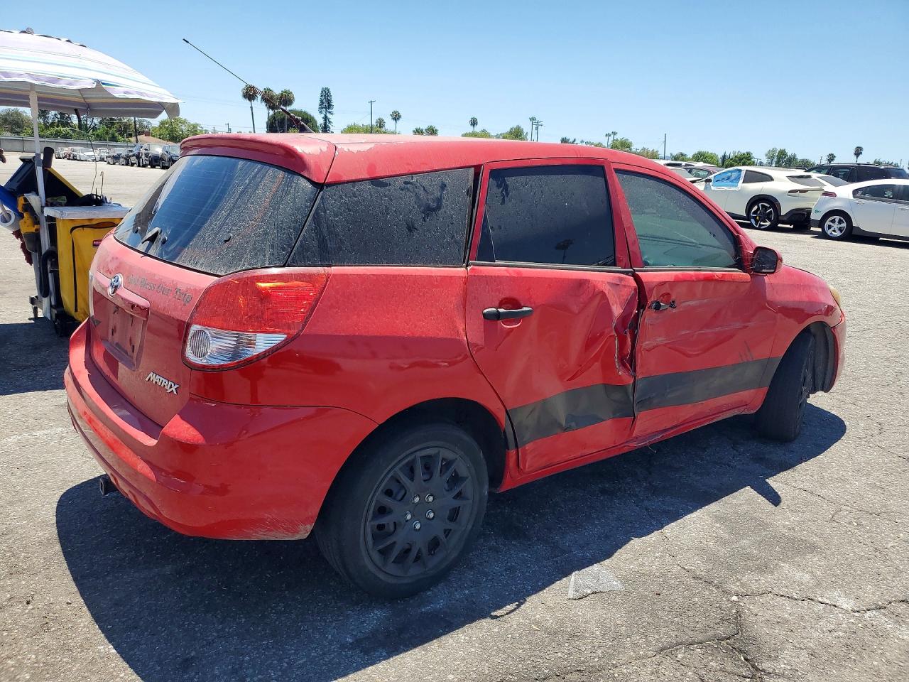 2003 Toyota Matrix Base Red vin: 2T1KR32EX3C154637