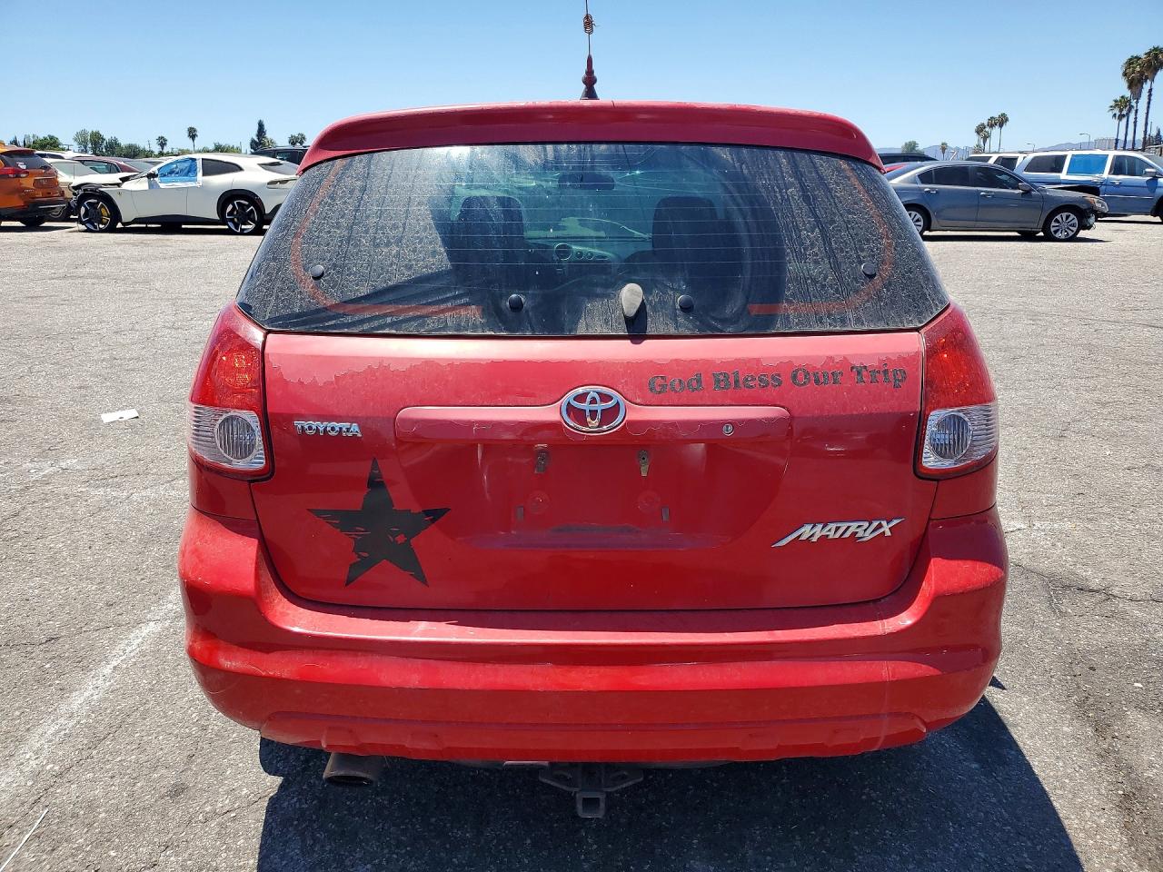 2003 Toyota Matrix Base Red vin: 2T1KR32EX3C154637