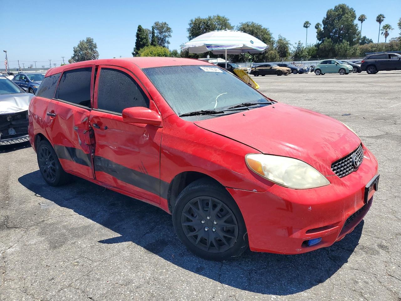 2003 Toyota Matrix Base Red vin: 2T1KR32EX3C154637
