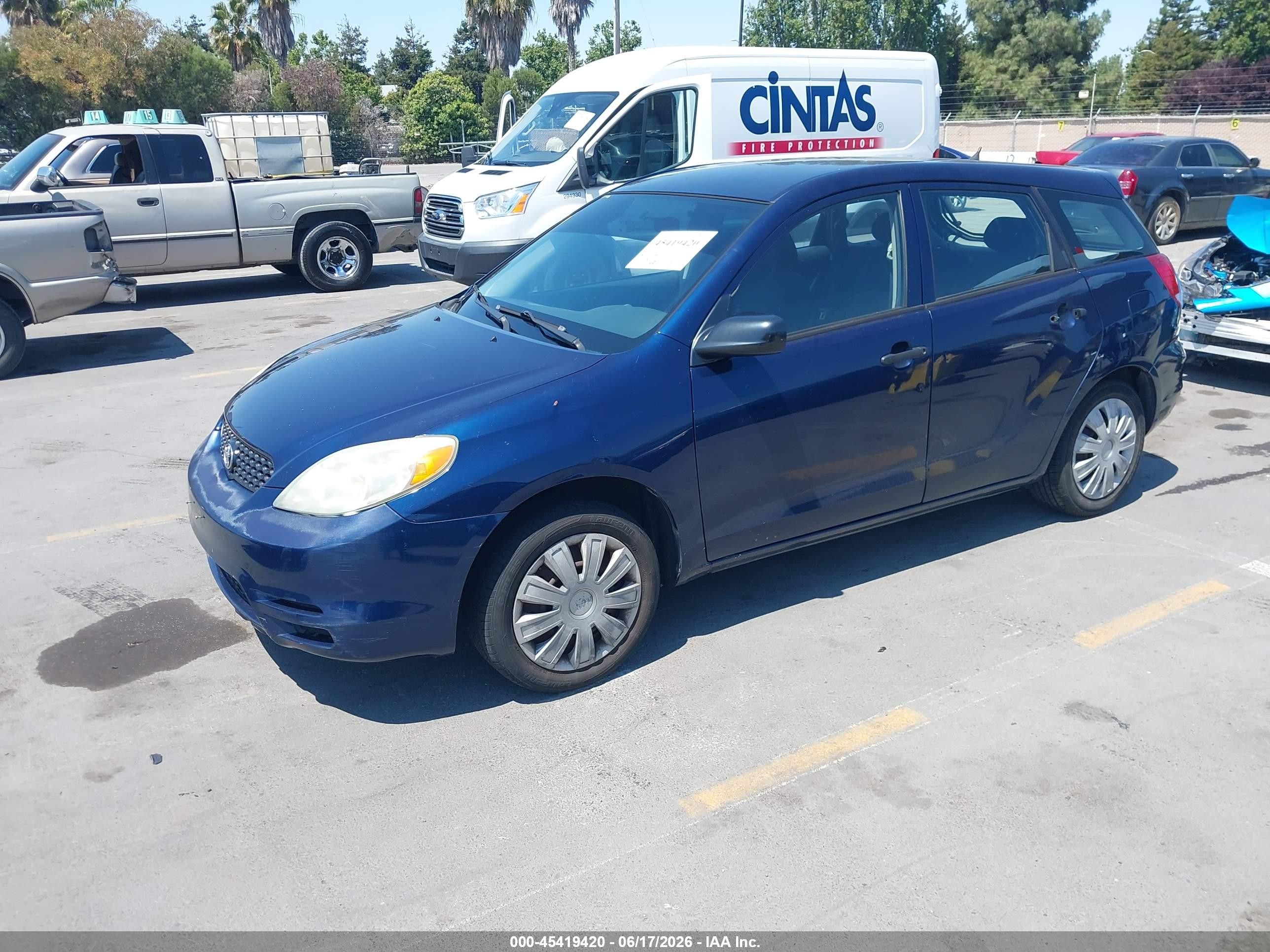 2004 Toyota Matrix Standard Blue vin: 2T1KR32EX4C295676