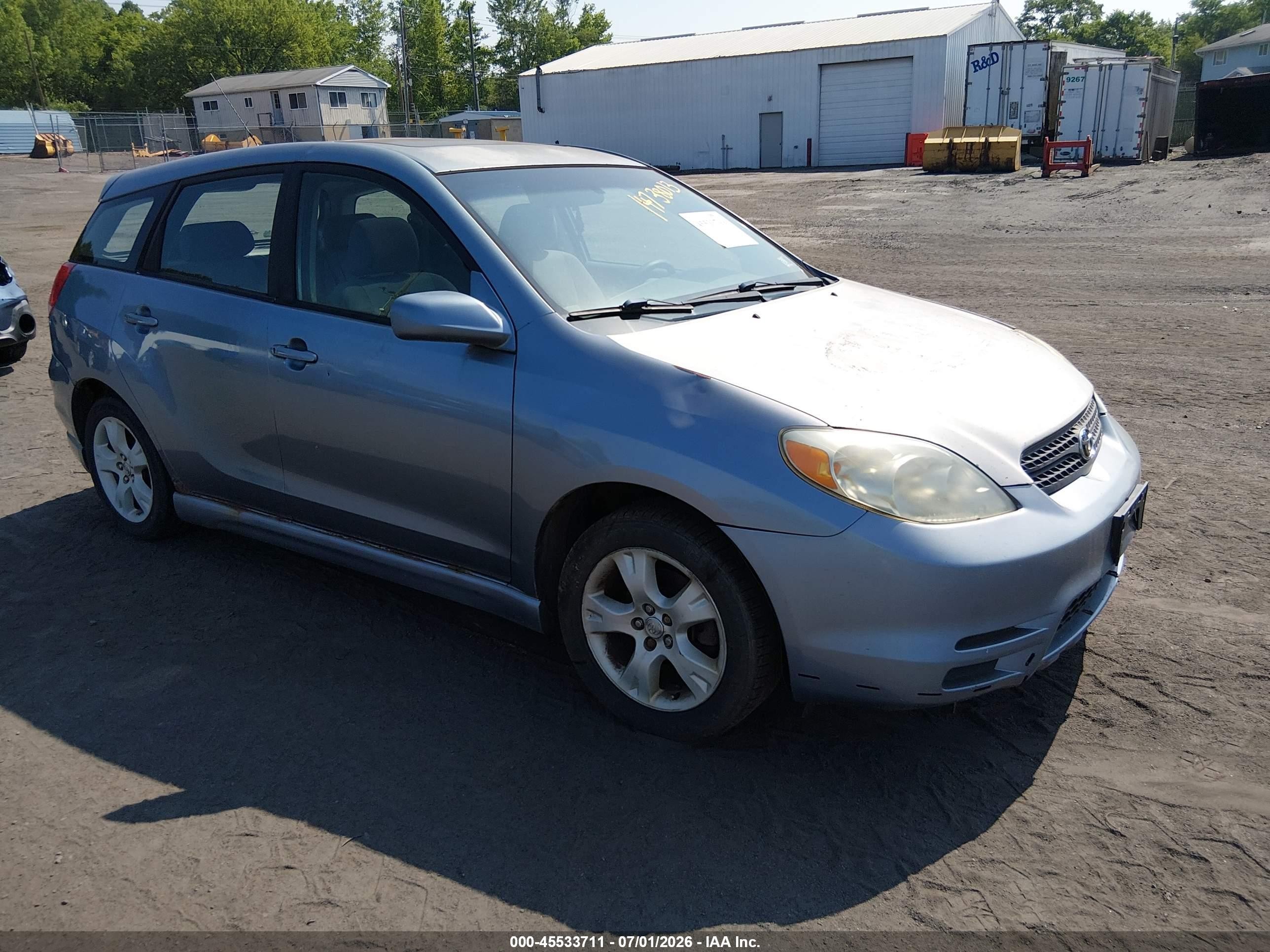 2004 Toyota Matrix Xr Blue vin: 2T1KR32EX4C301749