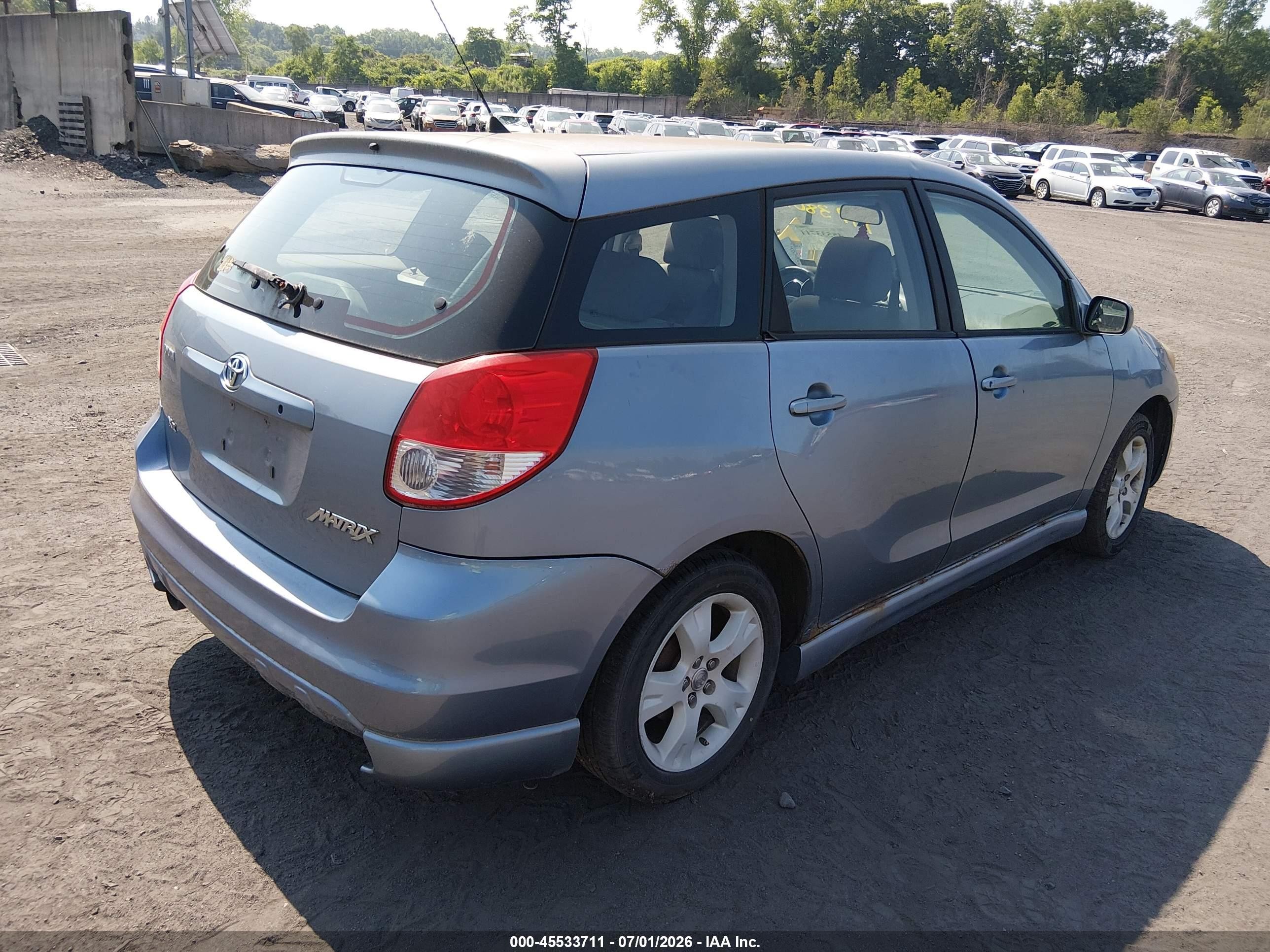 2004 Toyota Matrix Xr Blue vin: 2T1KR32EX4C301749