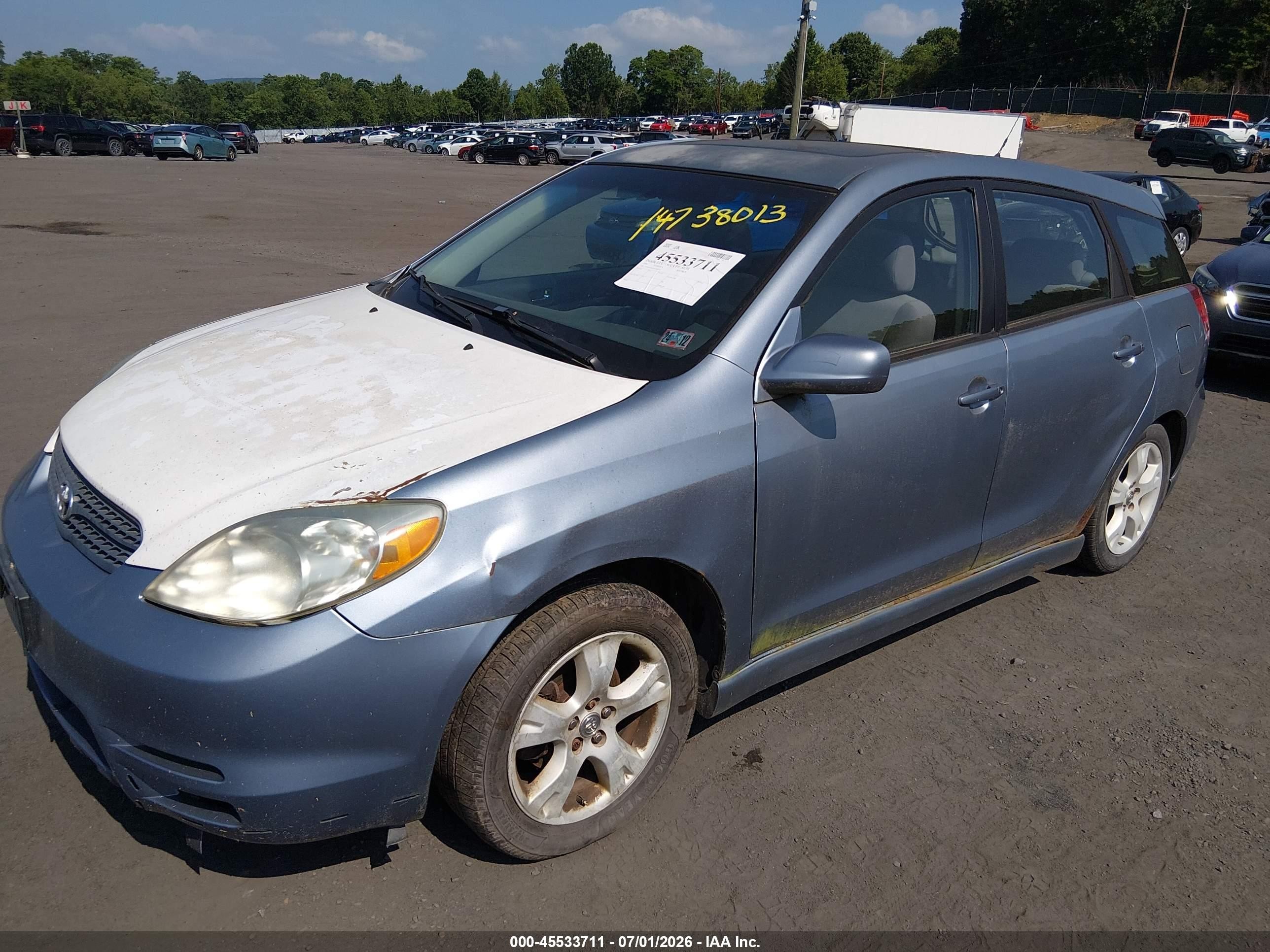 2004 Toyota Matrix Xr Blue vin: 2T1KR32EX4C301749
