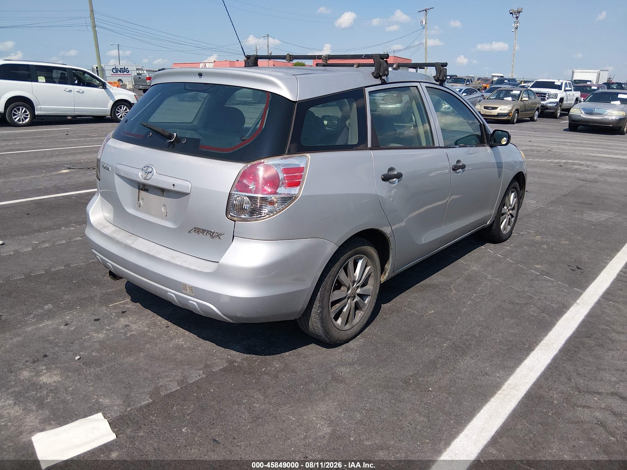 2005 Toyota Matrix   Серый vin: 2T1KR32EX5C329245