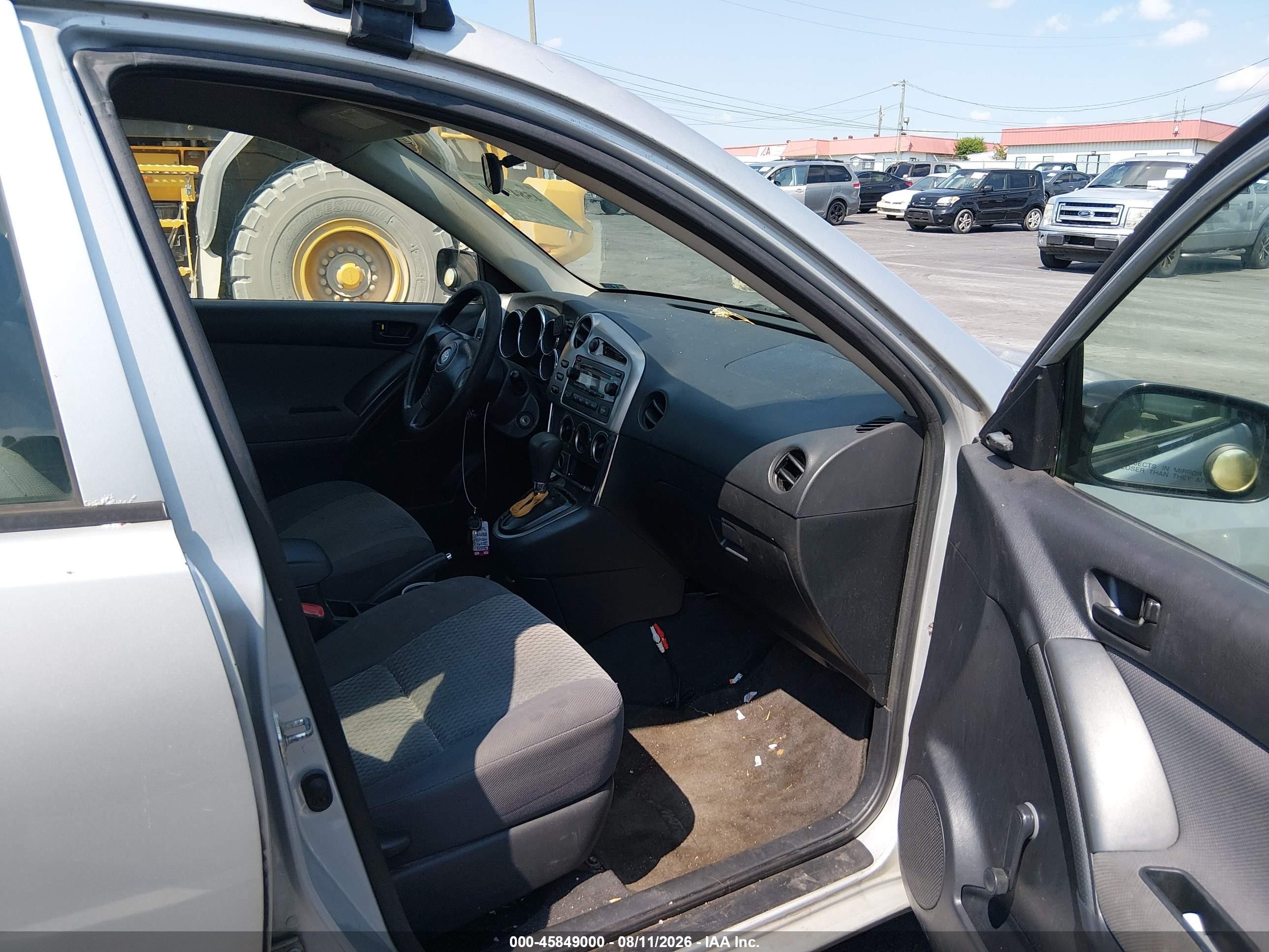 2005 Toyota Matrix   Серый vin: 2T1KR32EX5C329245